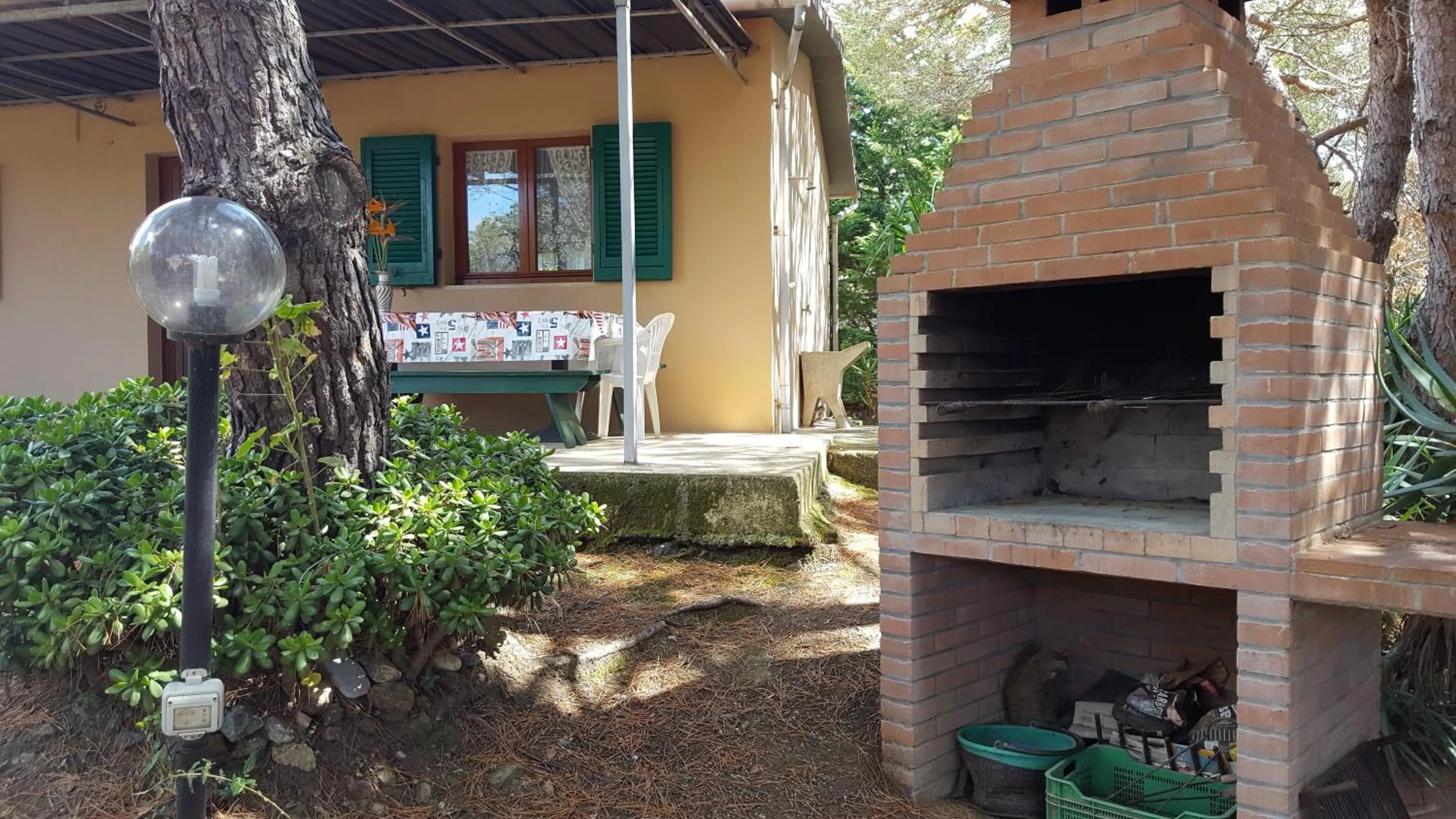 BBQ facilities in Agriturismo Rebua