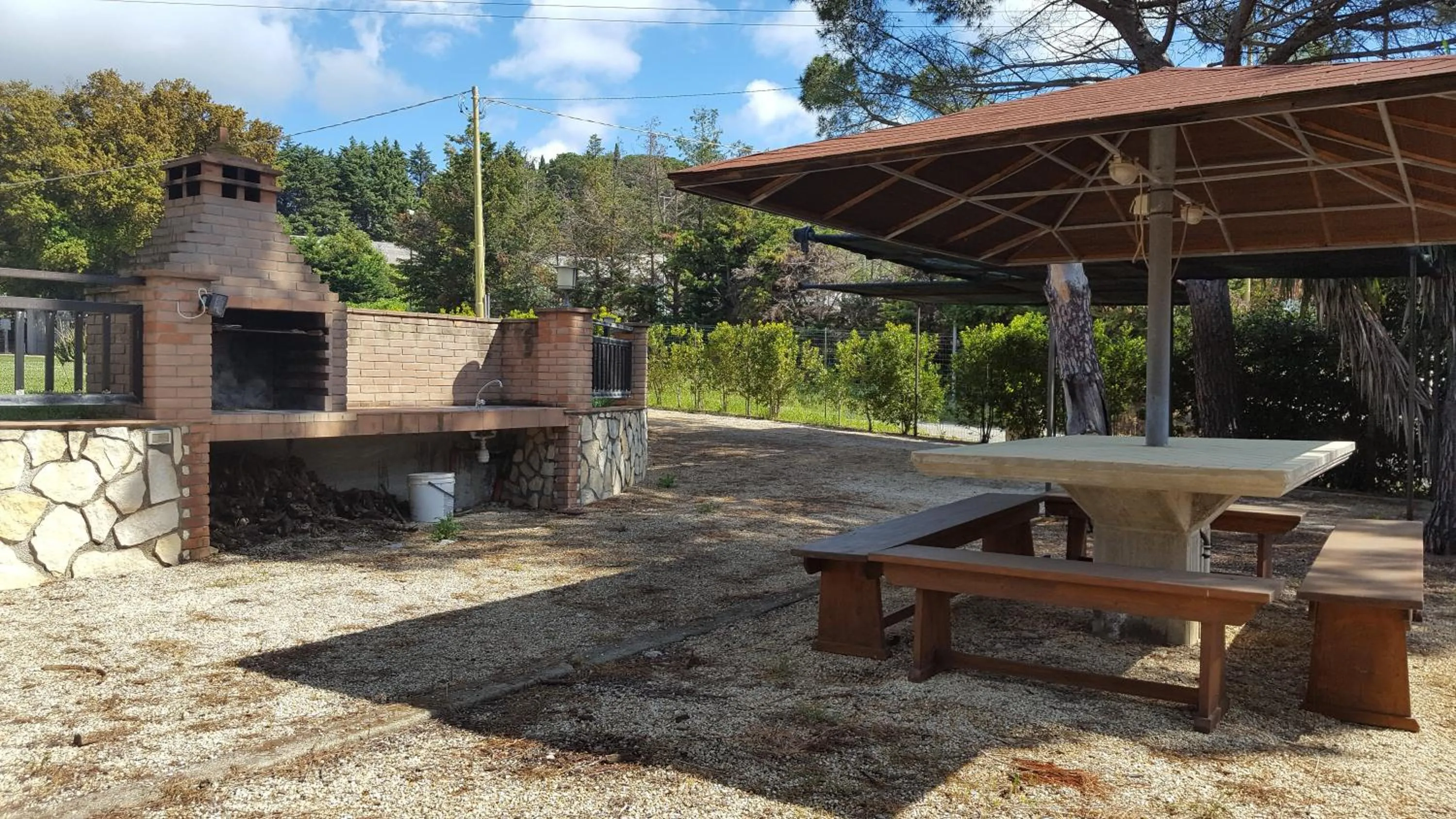 BBQ facilities in Agriturismo Rebua