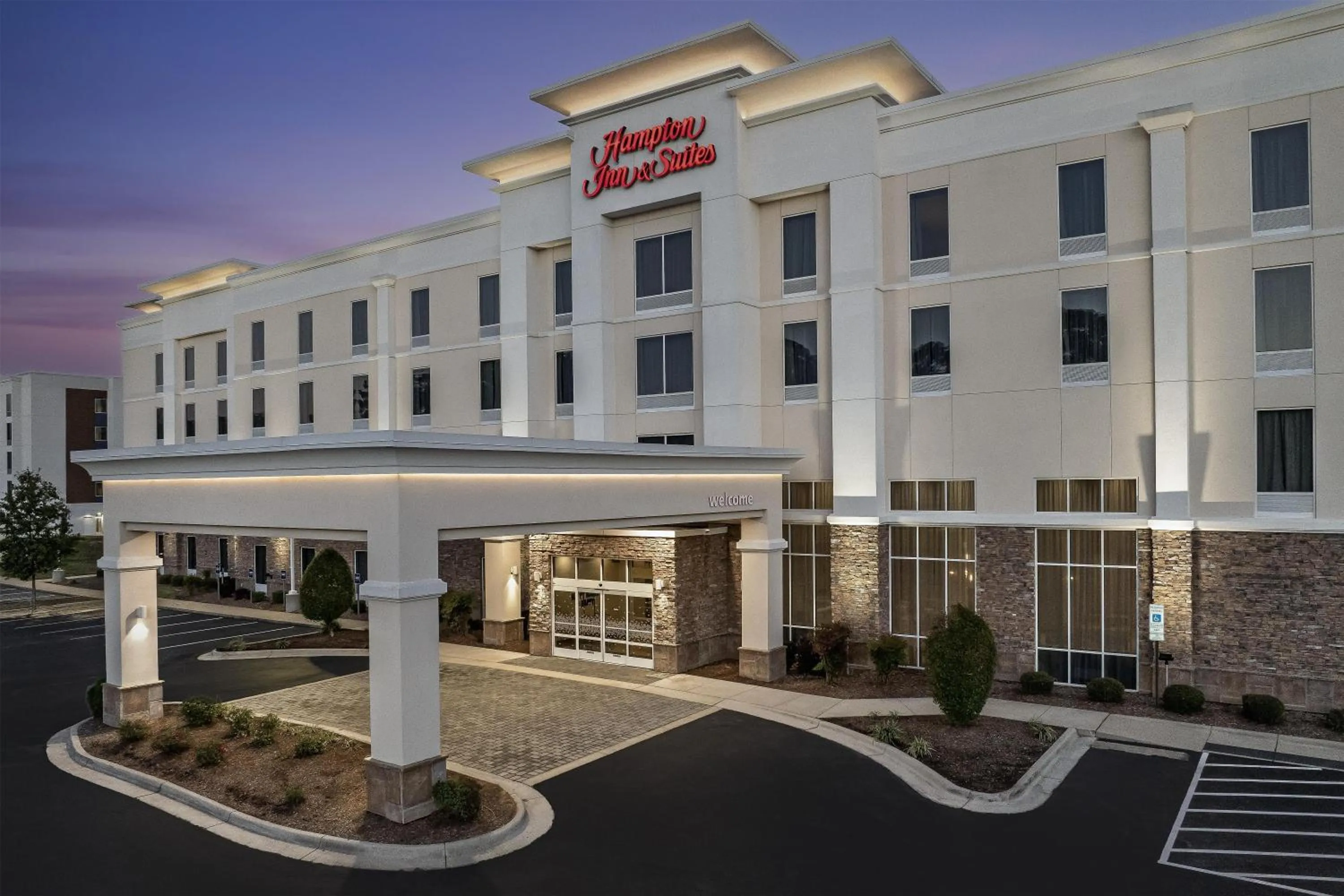 Property building in Hampton Inn and Suites Fayetteville, NC