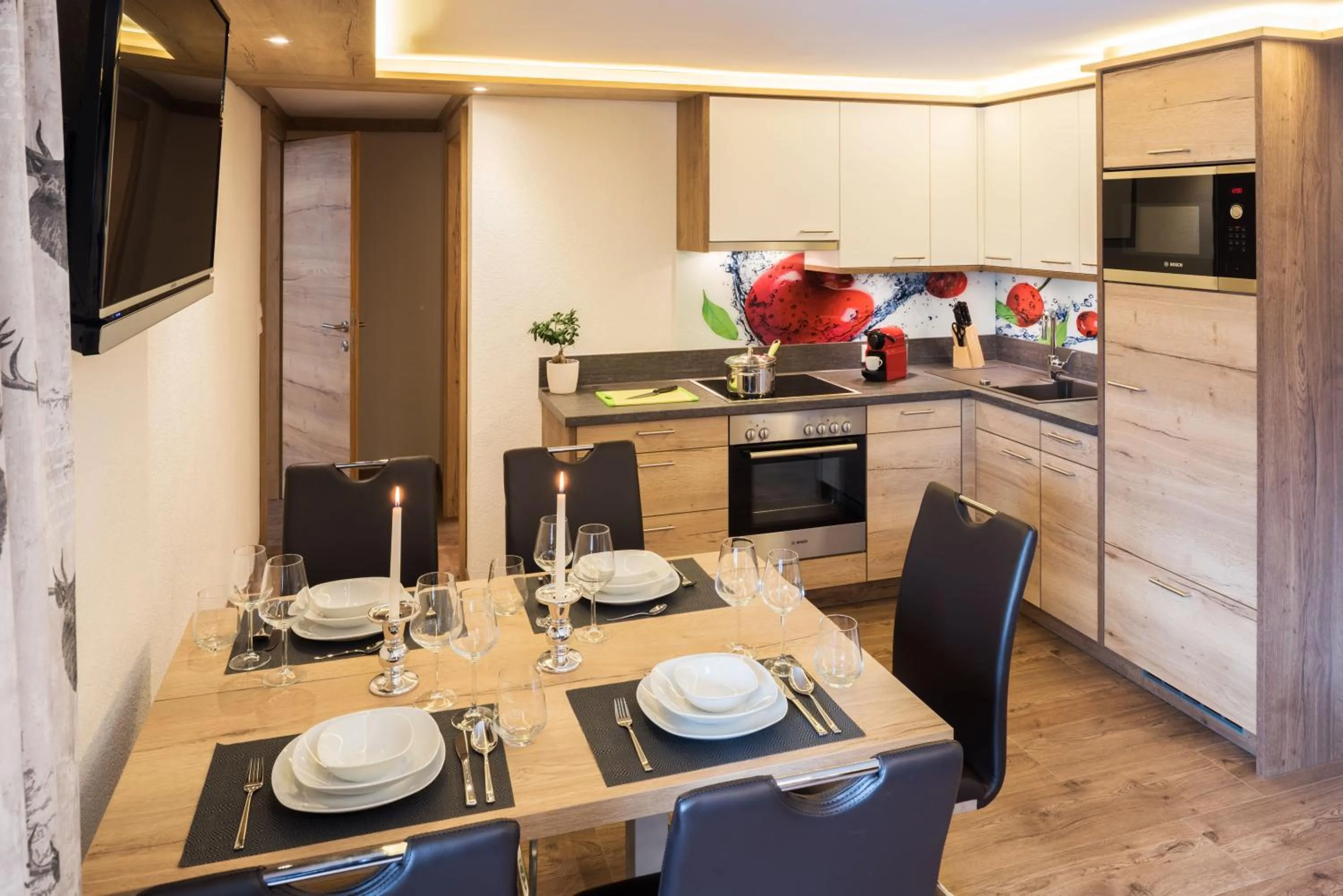 Kitchen or kitchenette in Bergspitz Luxury Appartement