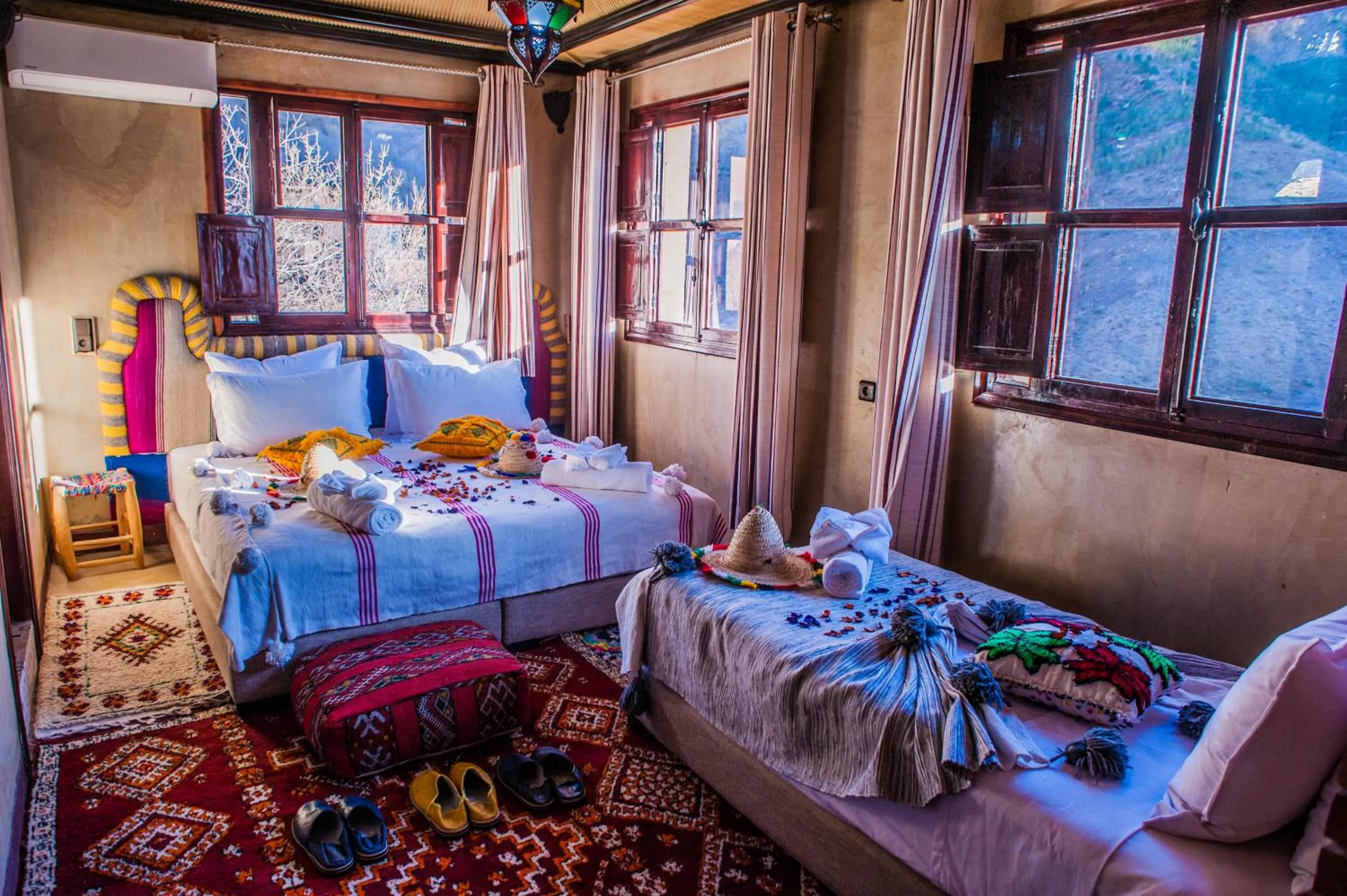 Bed in Toubkal Ecolodge