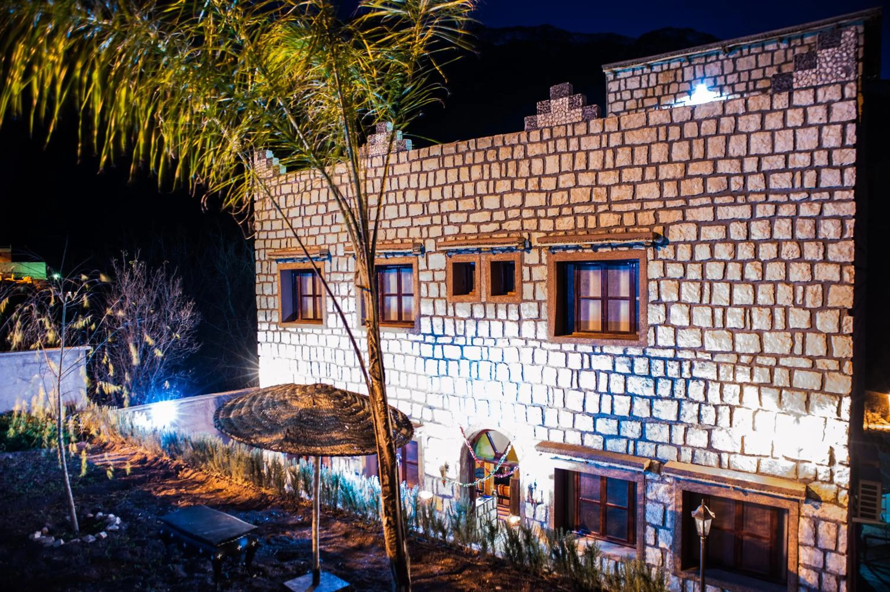 Facade/entrance in Toubkal Ecolodge