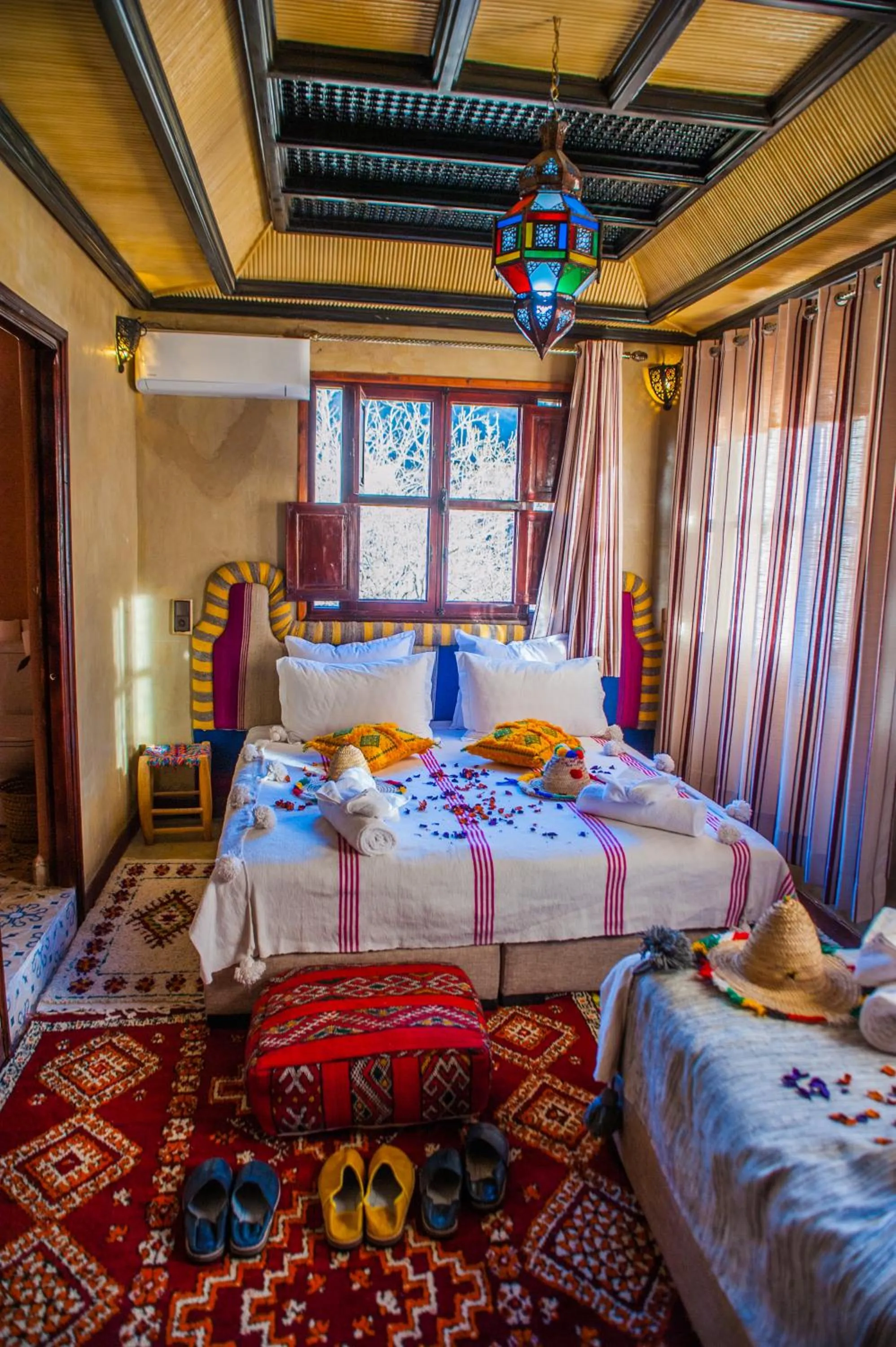 Bed in Toubkal Ecolodge
