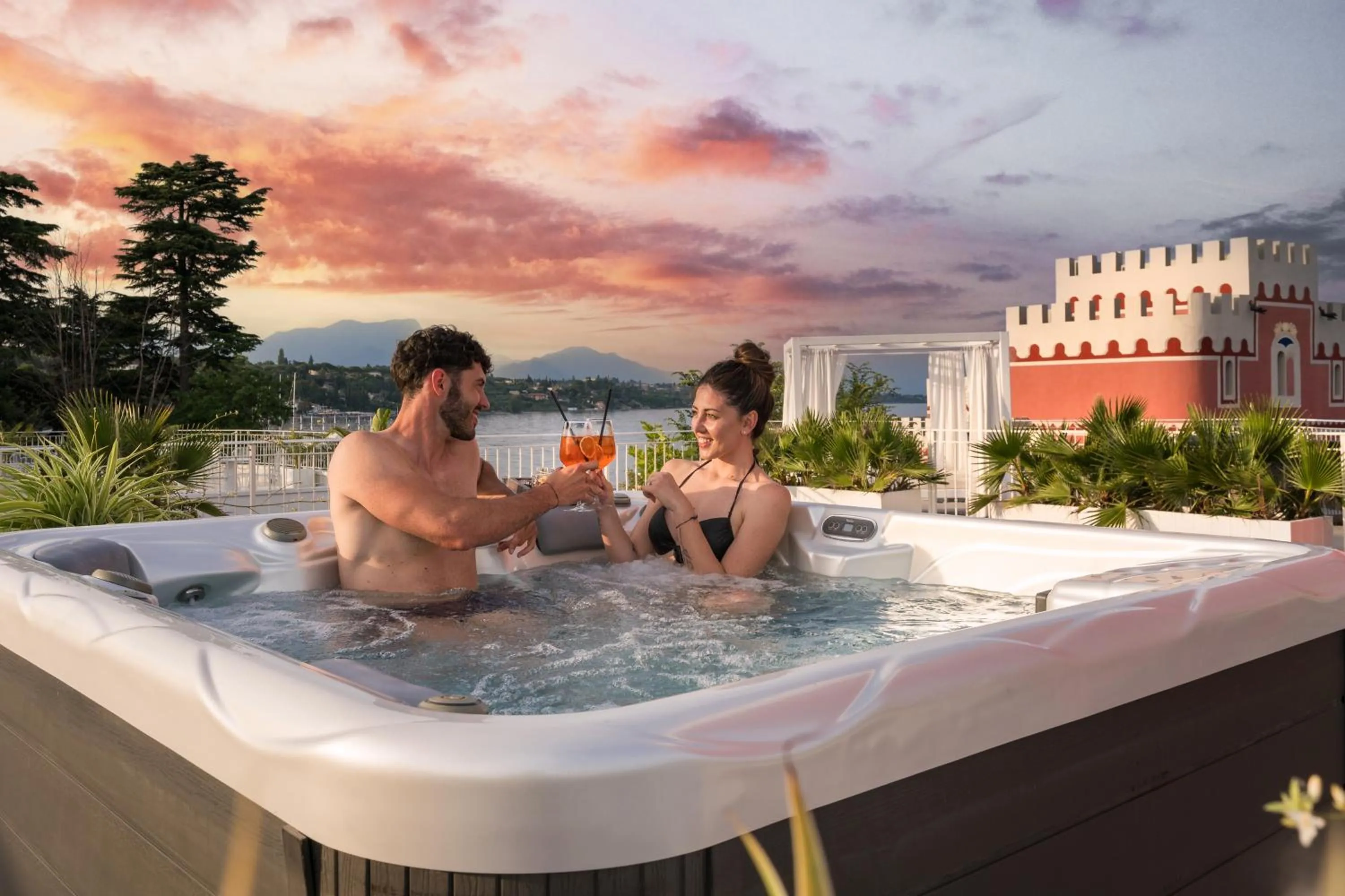 Open Air Bath in Hotel Villa Garuti