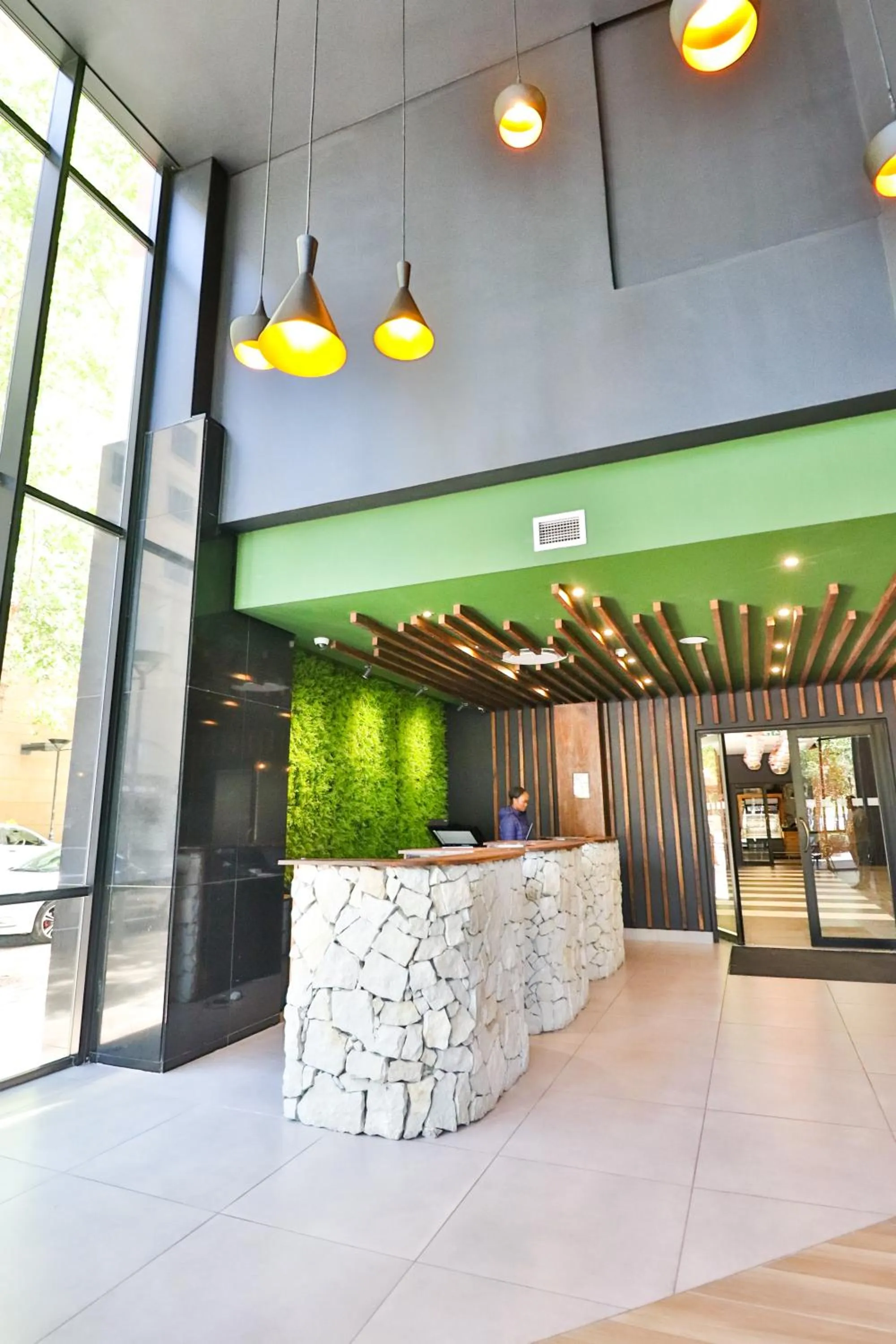 Lobby or reception in ONOMO Hotel Johannesburg Sandton