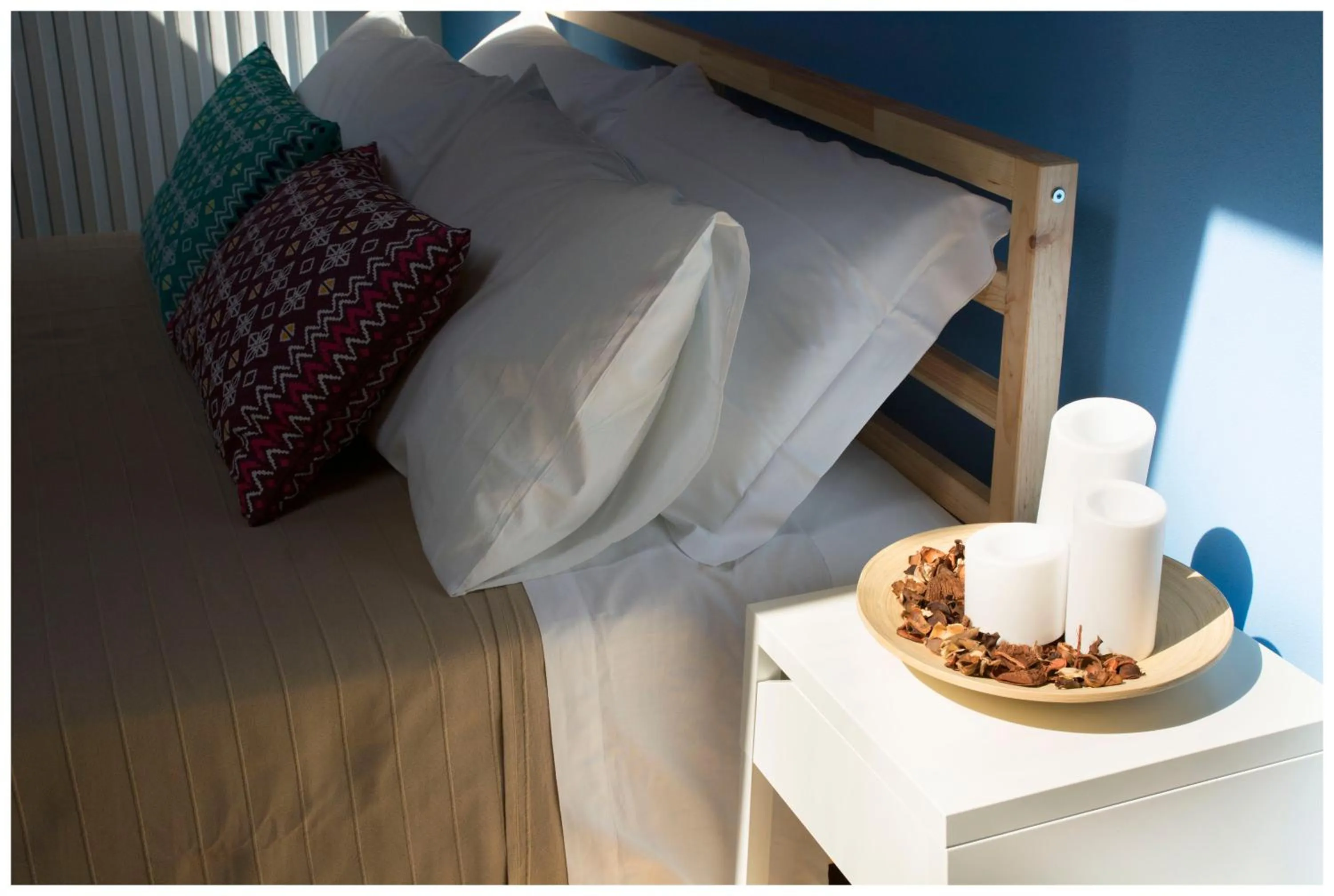 Decorative detail, Bed in B&B Casa Danoi