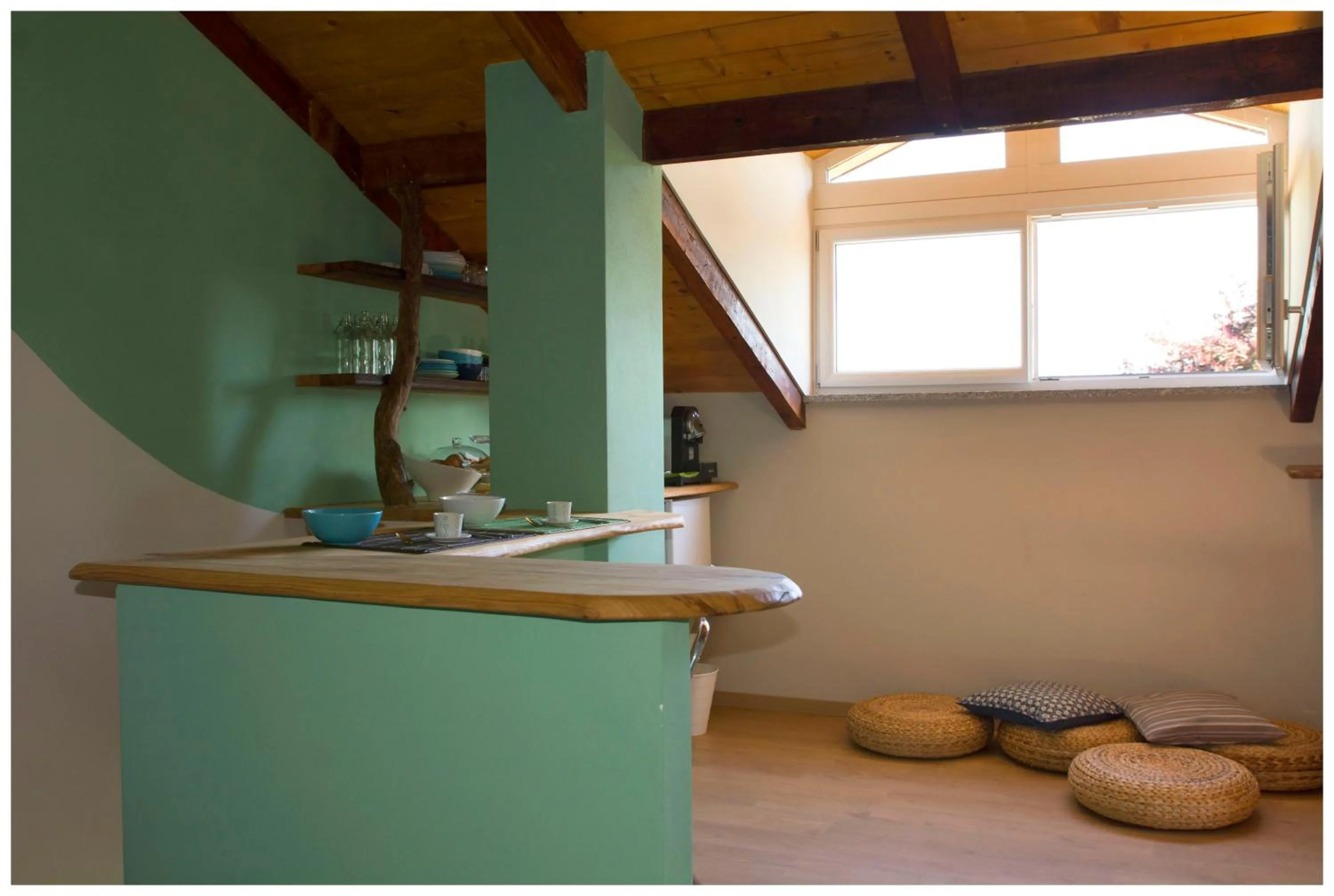 Communal lounge/ TV room in B&B Casa Danoi