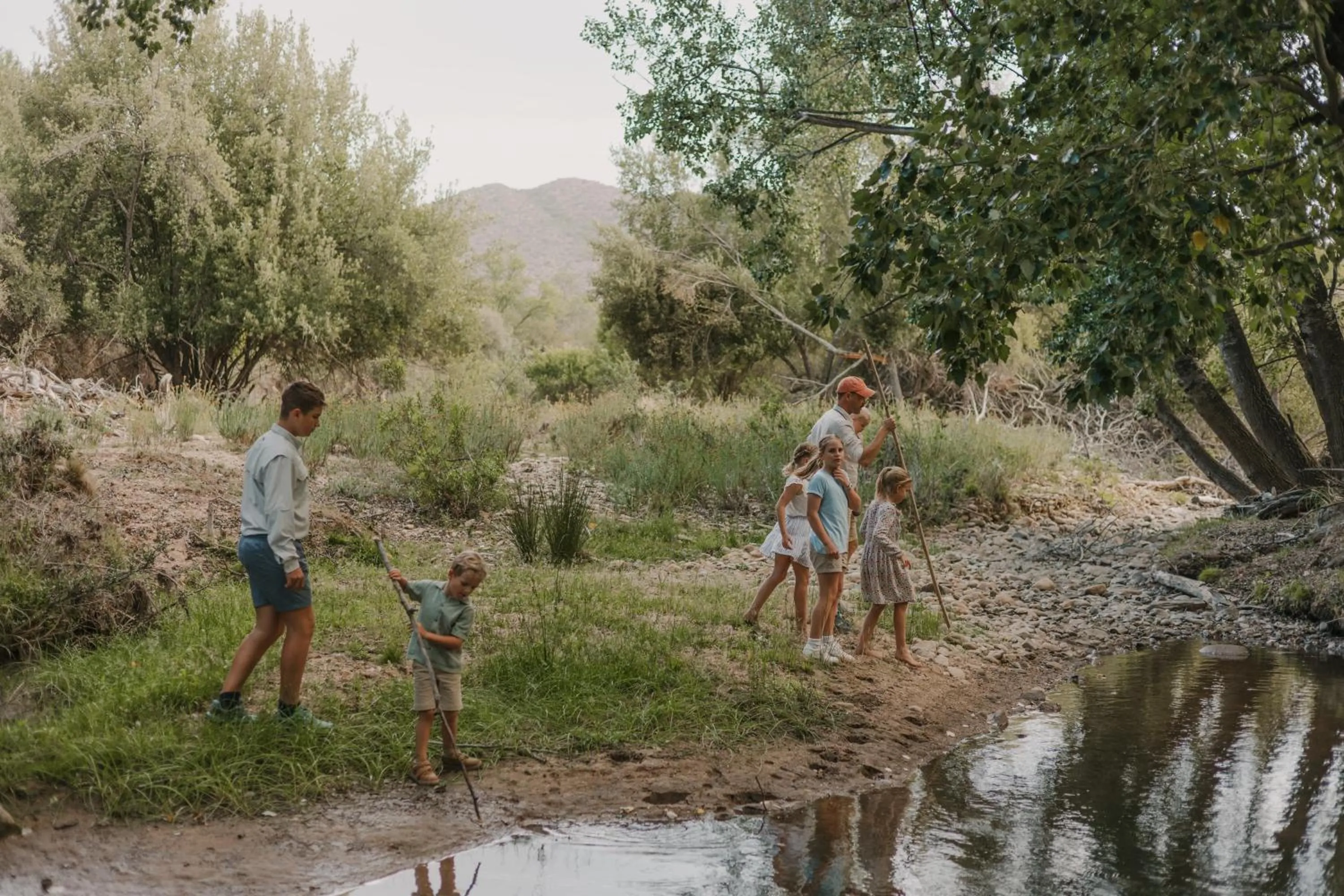 children in Wildehondekloof Game Lodge