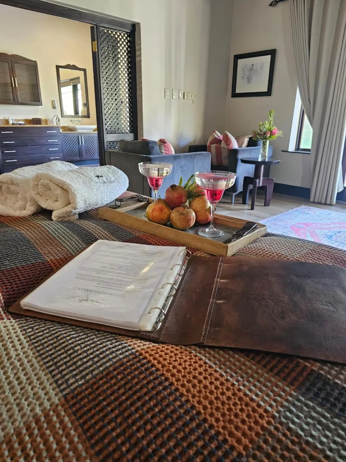 Decorative detail in Wildehondekloof Game Lodge