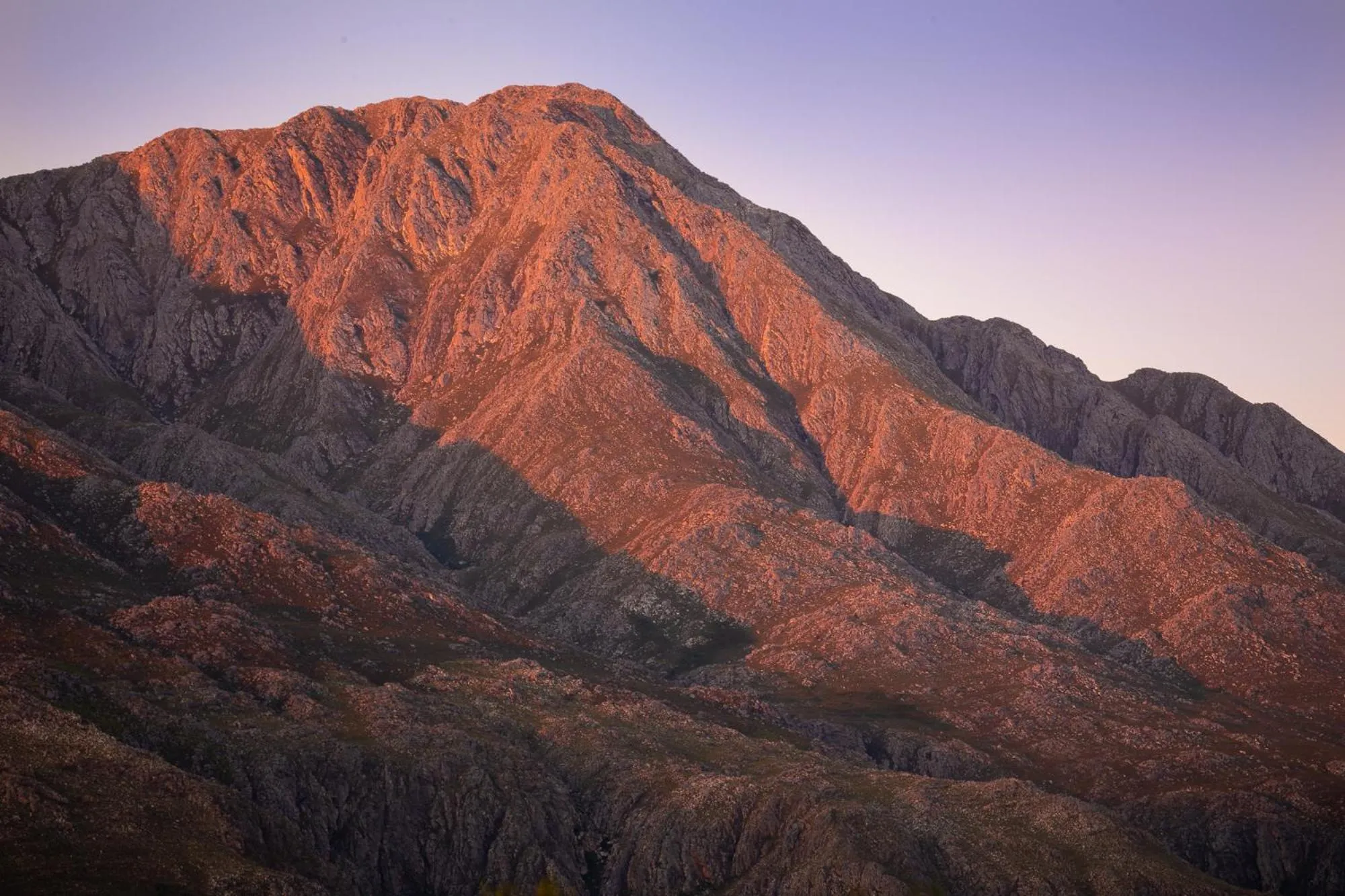 Mountain view in Wildehondekloof Game Lodge