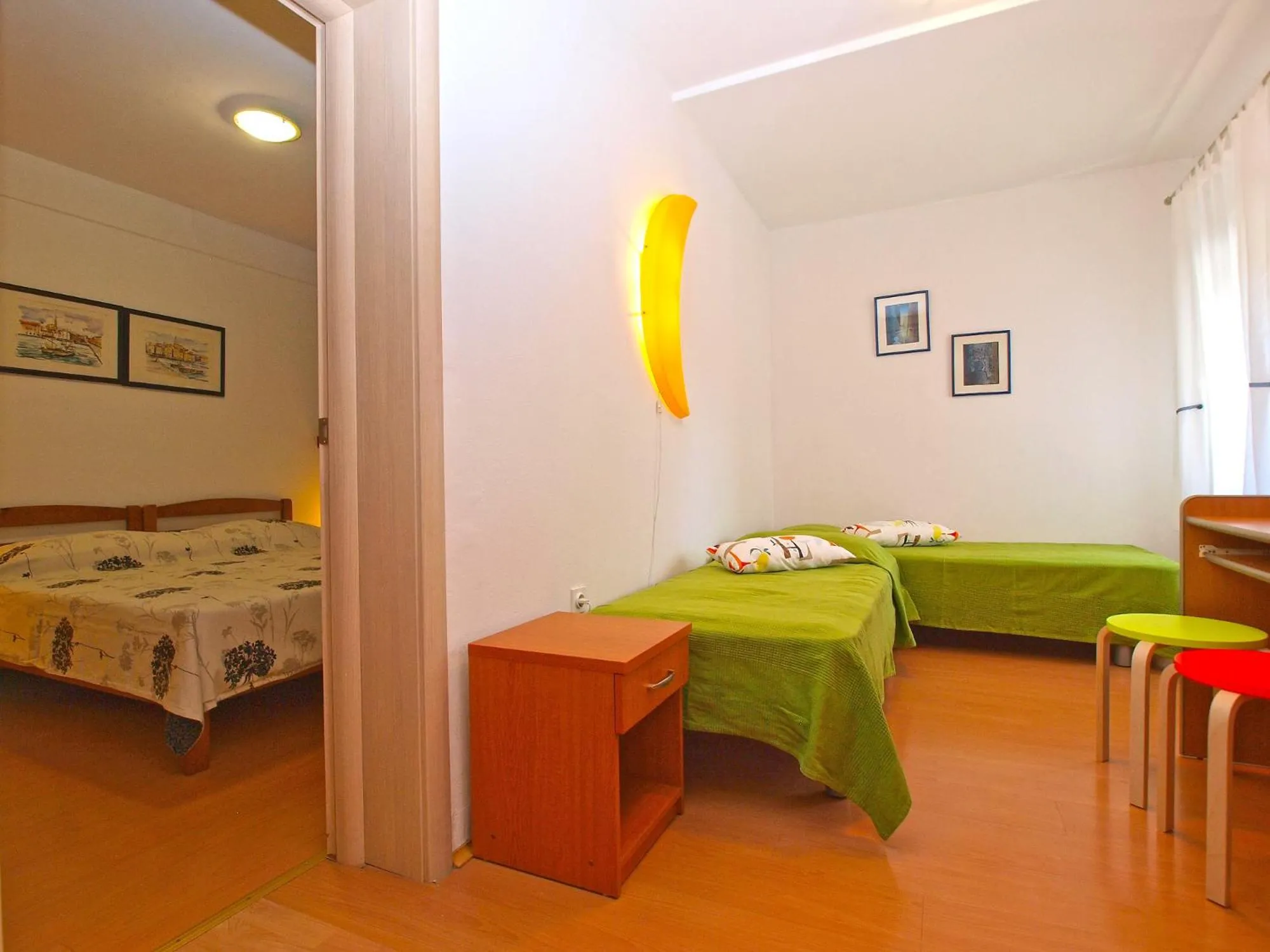 Bed in Apartments Eugen 1346