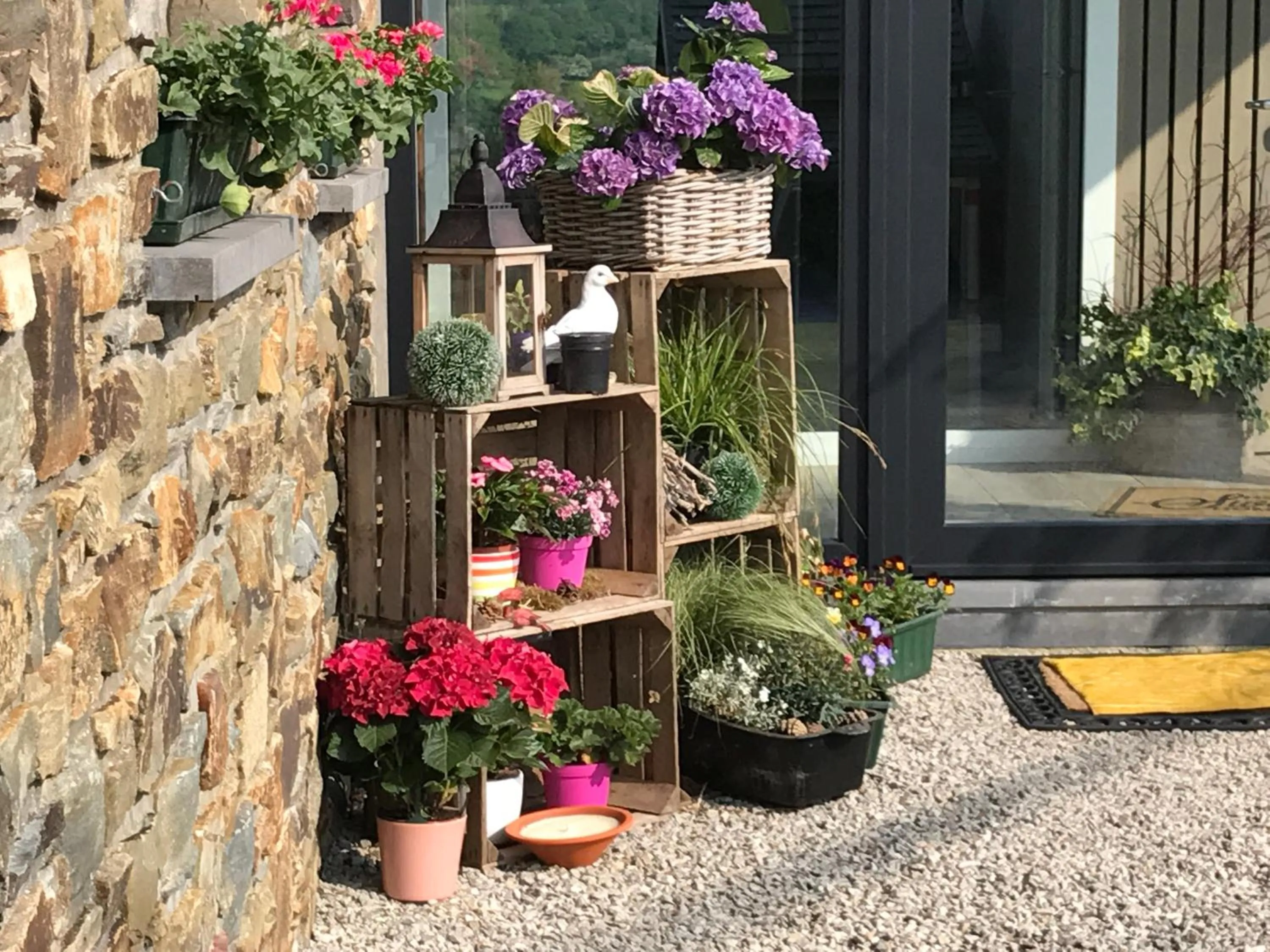 Decorative detail in La Colombe