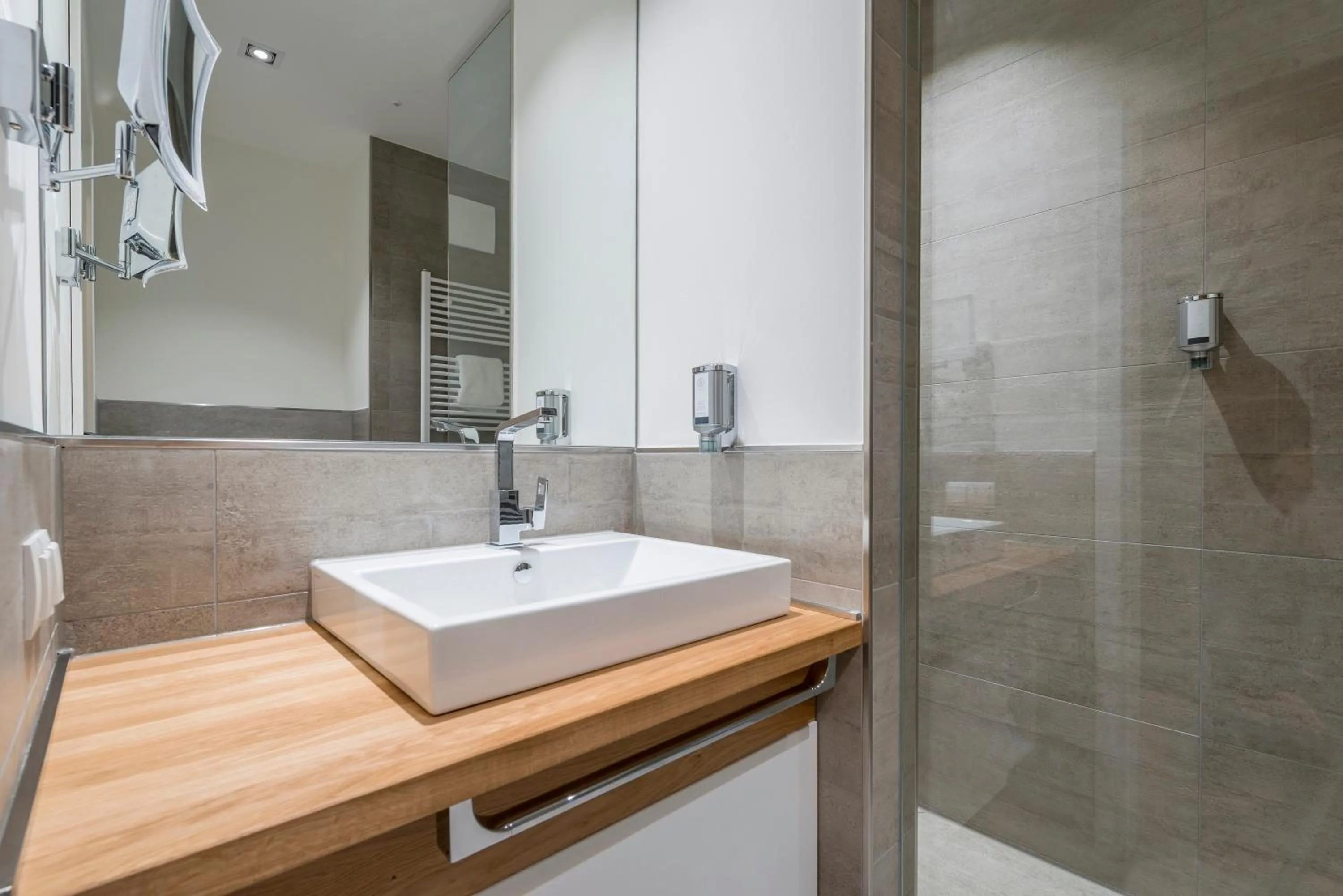 Bathroom in Gästehaus der zvoove Akademie