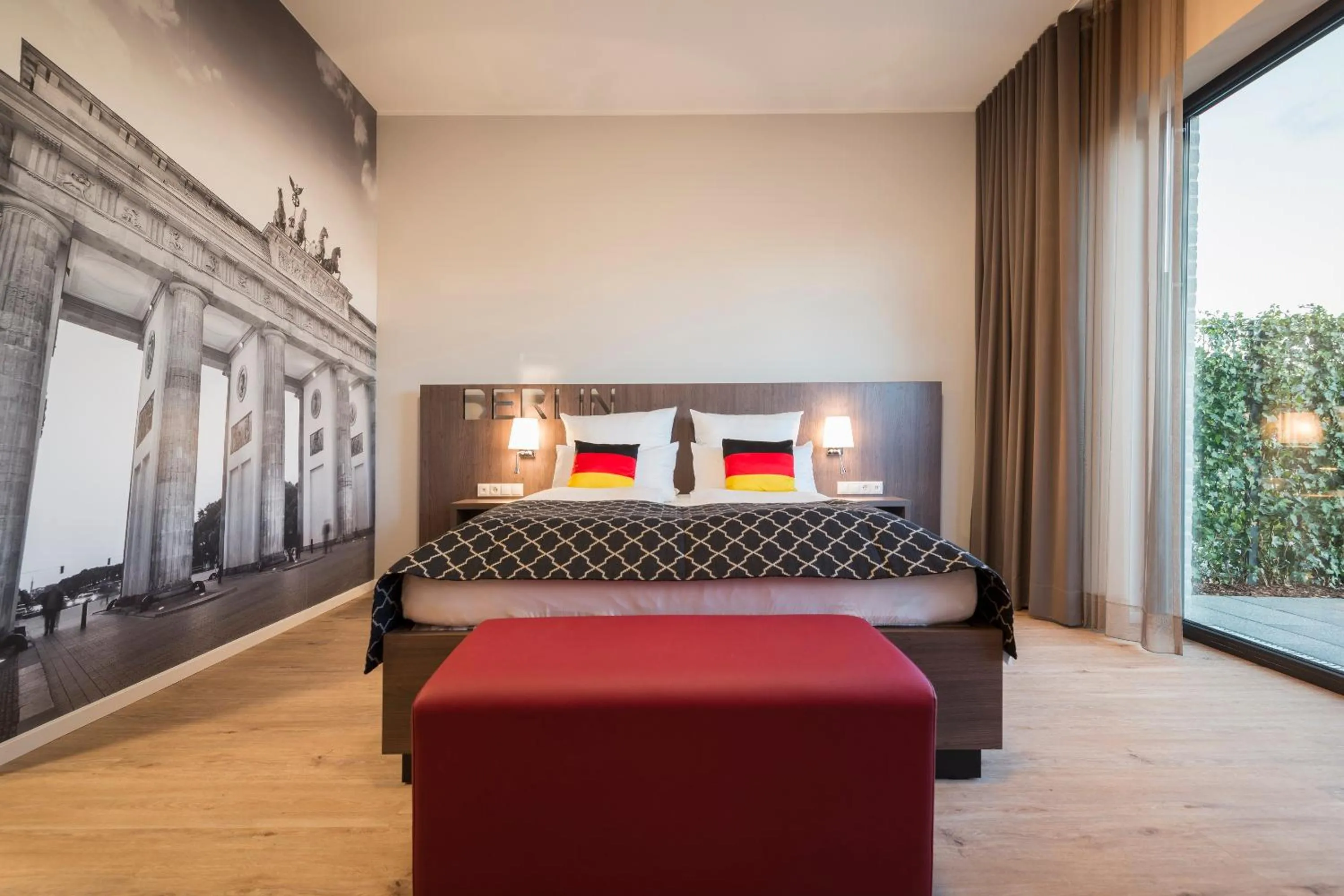 Bed in Gästehaus der zvoove Akademie