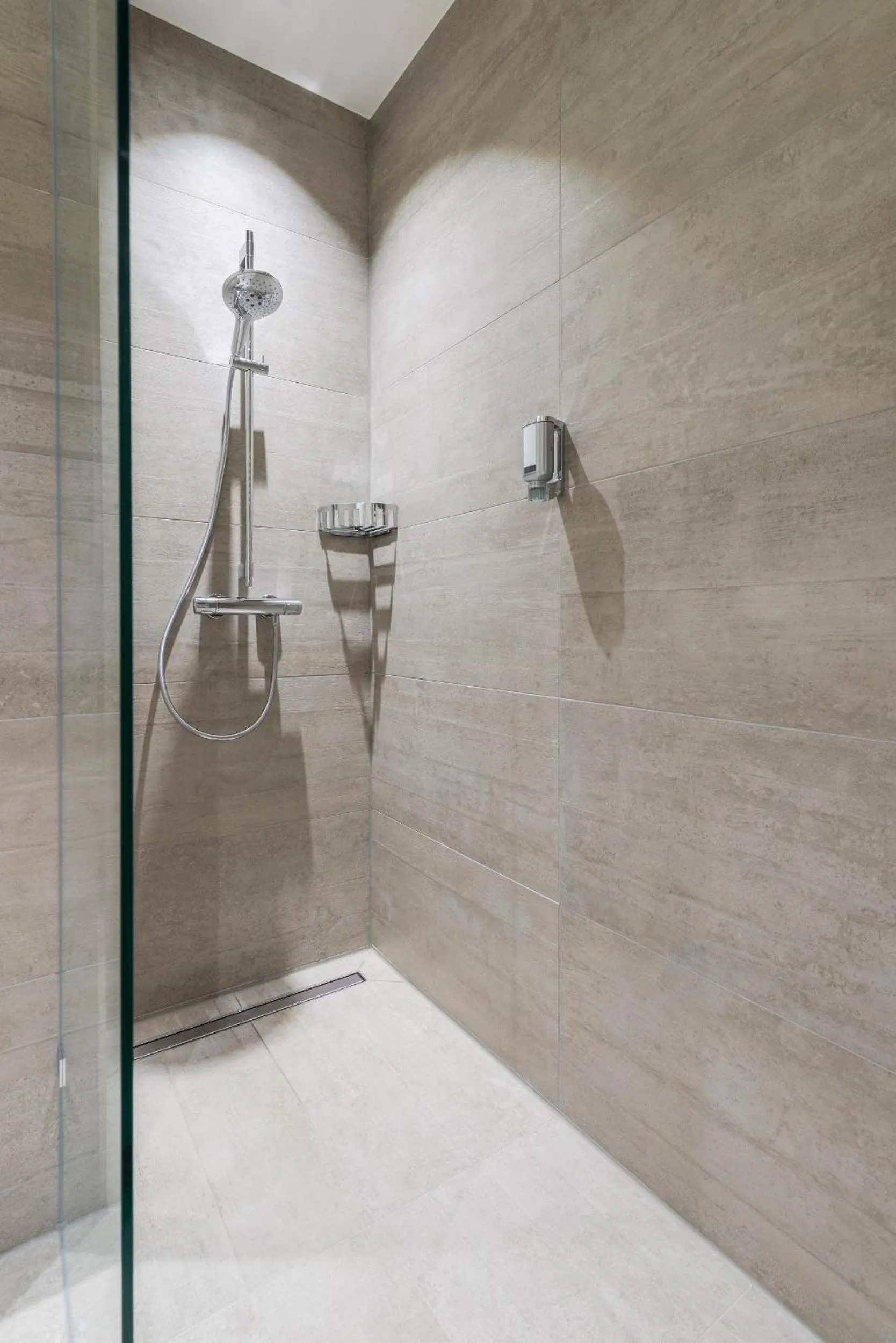 Shower in Gästehaus der zvoove Akademie