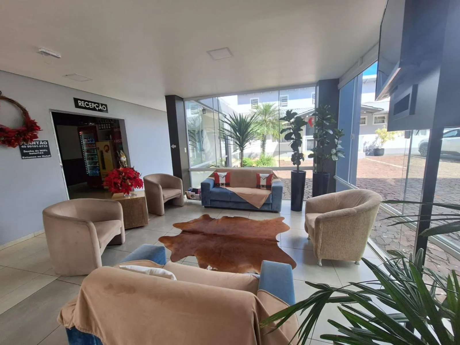 Living room in Hotel Descanso