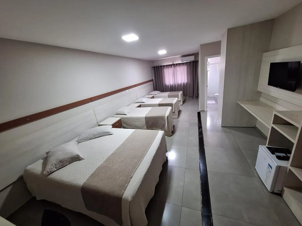 Bed in Hotel Descanso