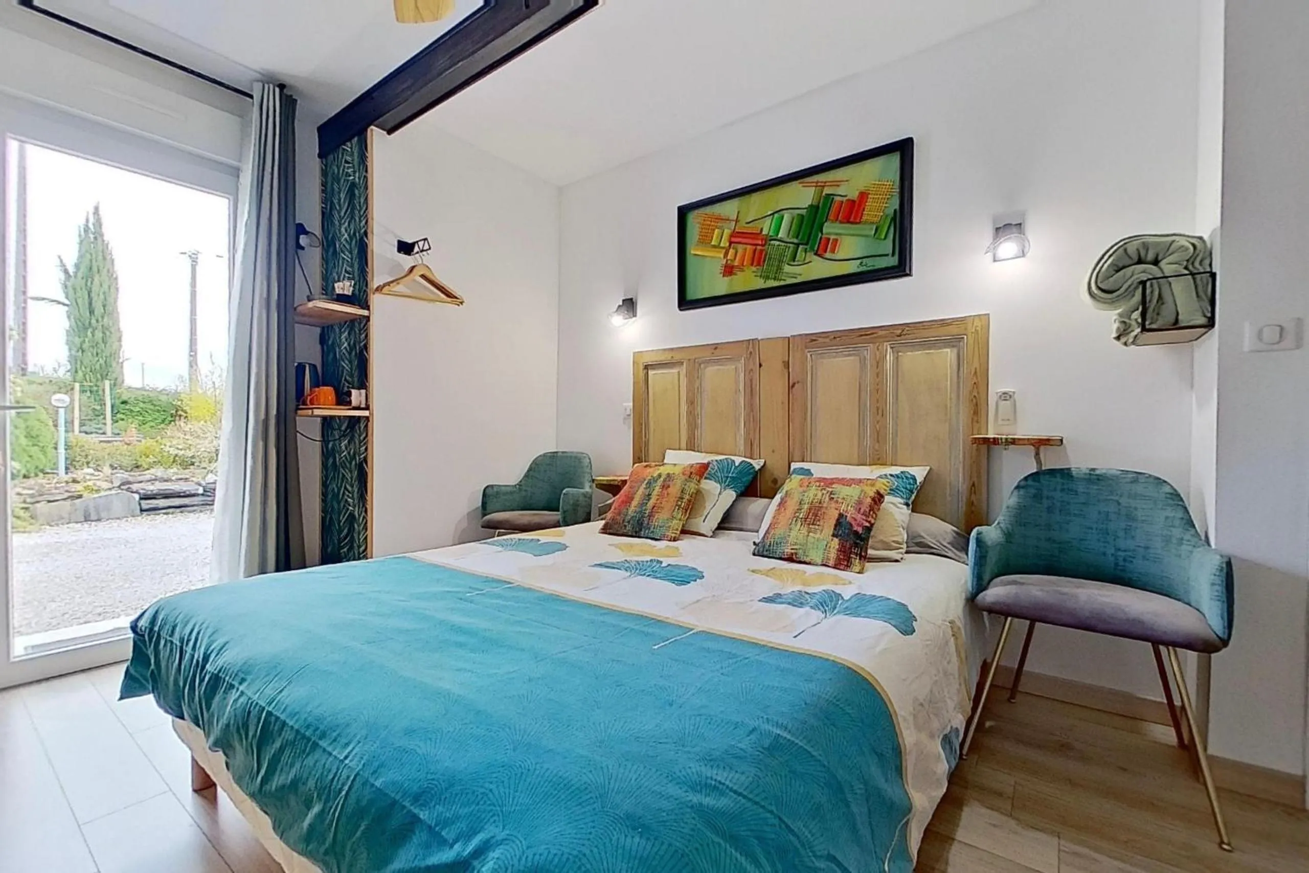 Bedroom, Bed in Escale en Correze