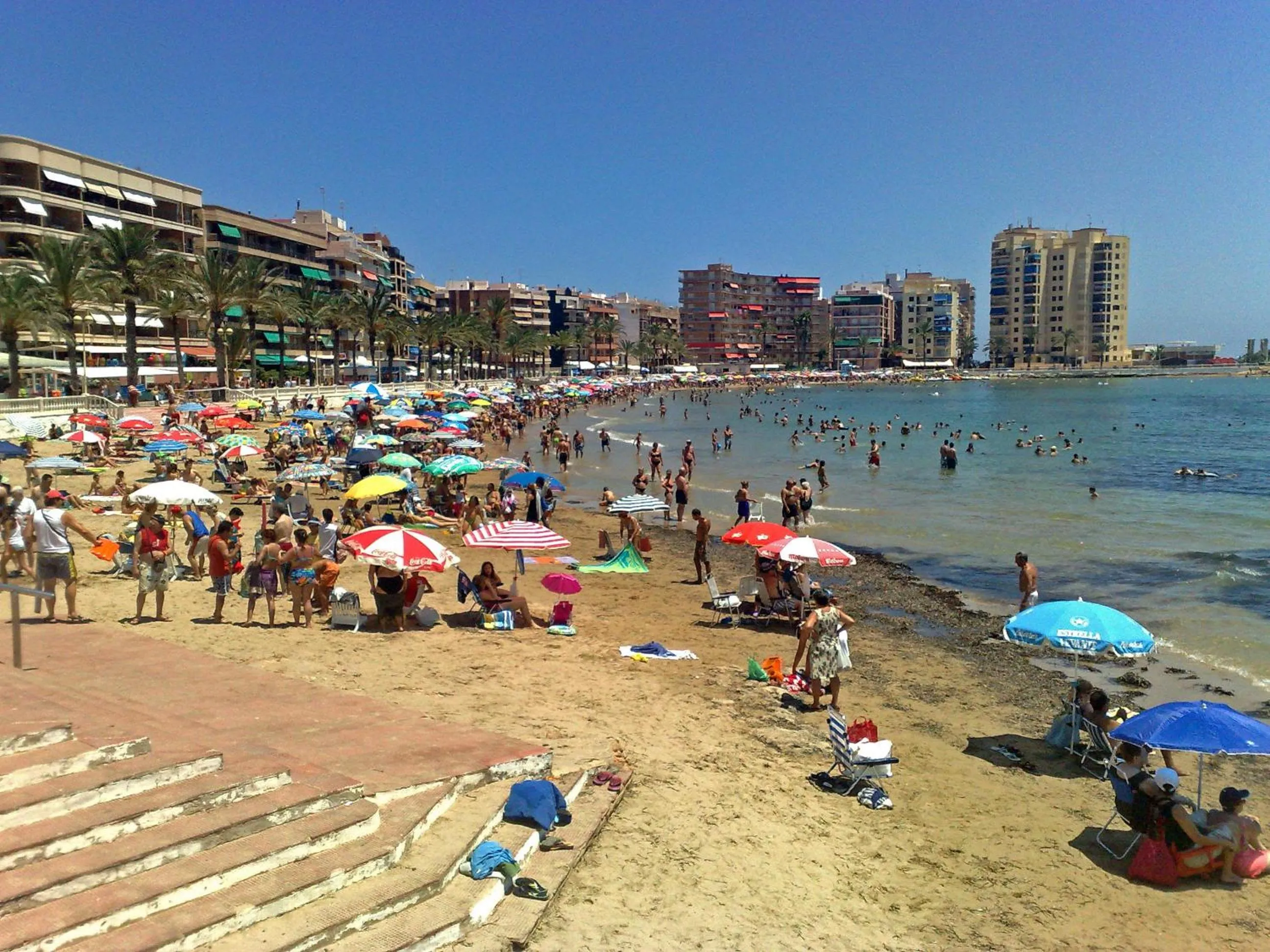 Beach in Homely Apartments Calle Apolo
