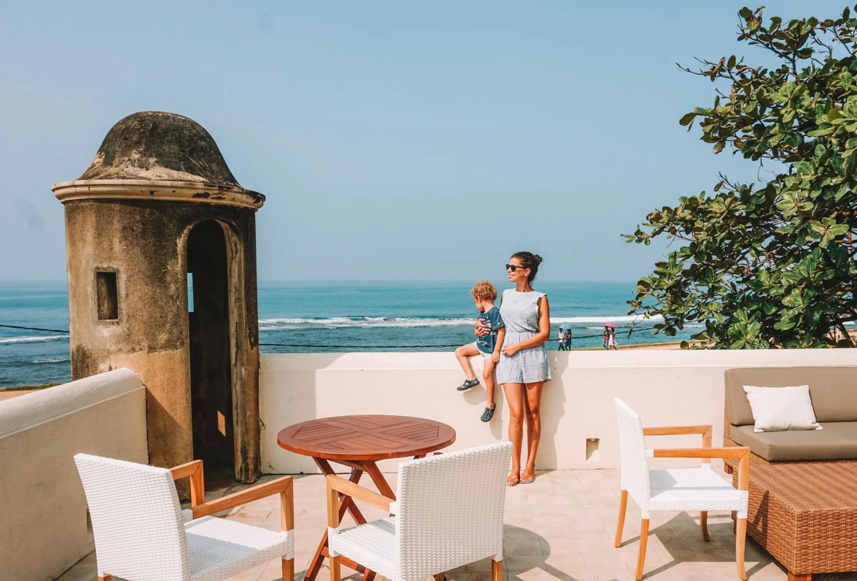 Balcony/Terrace in The Bartizan Galle Fort