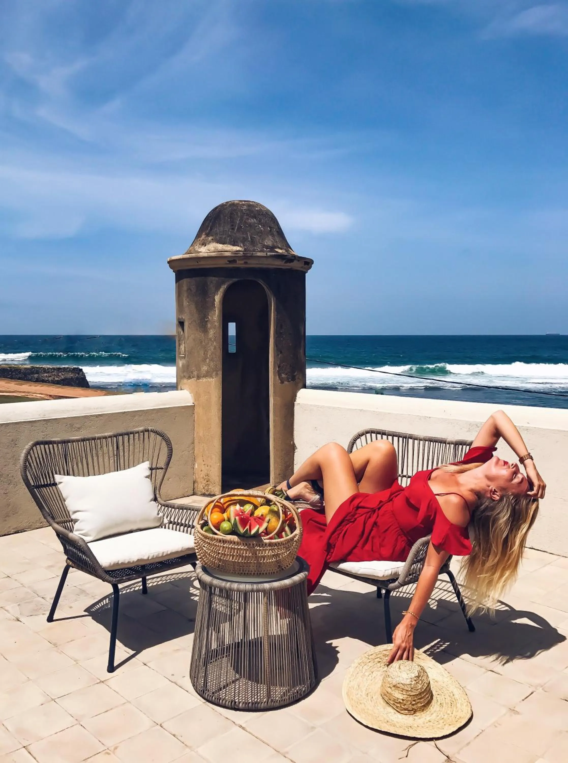 Balcony/Terrace in The Bartizan Galle Fort