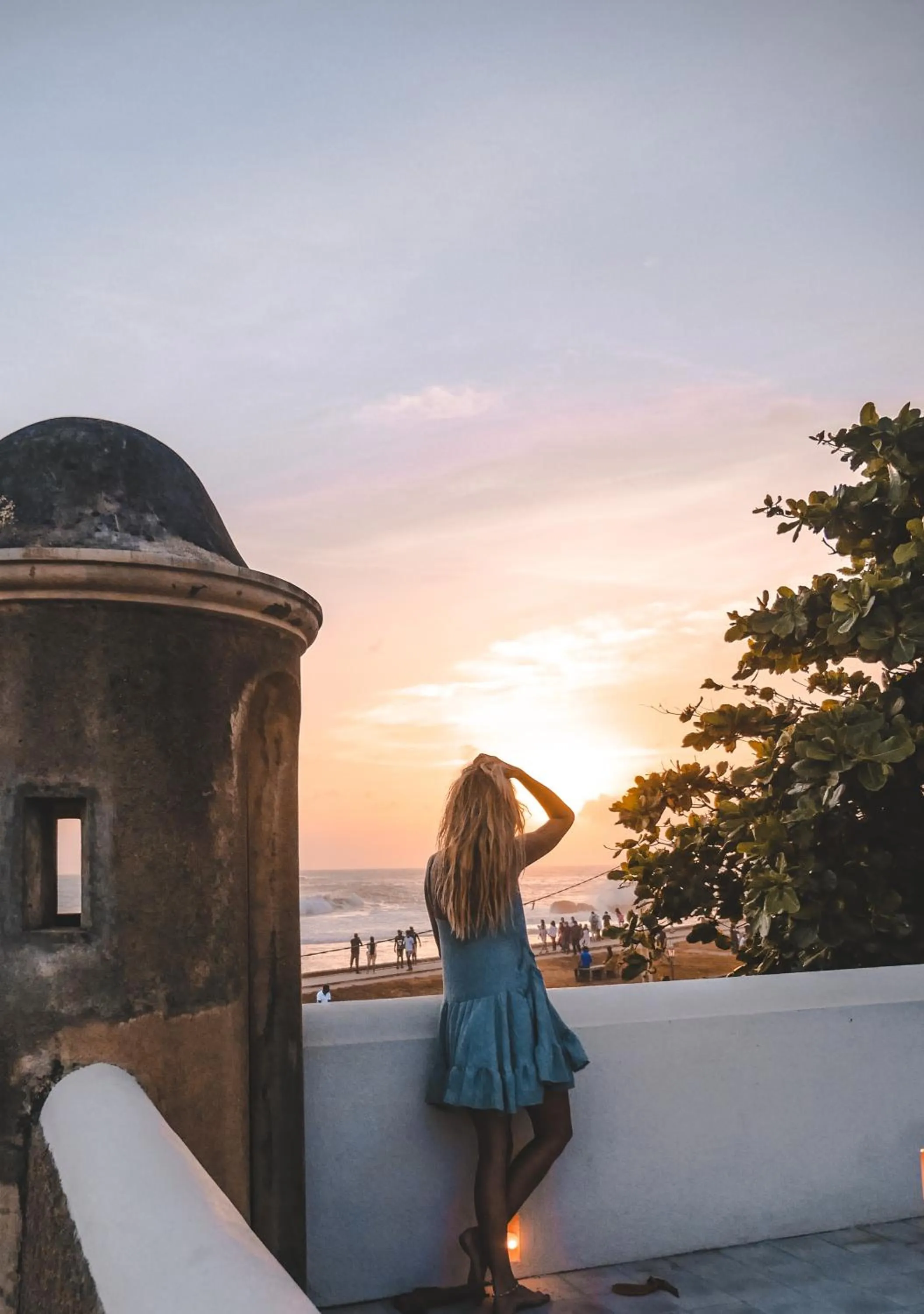 People in The Bartizan Galle Fort