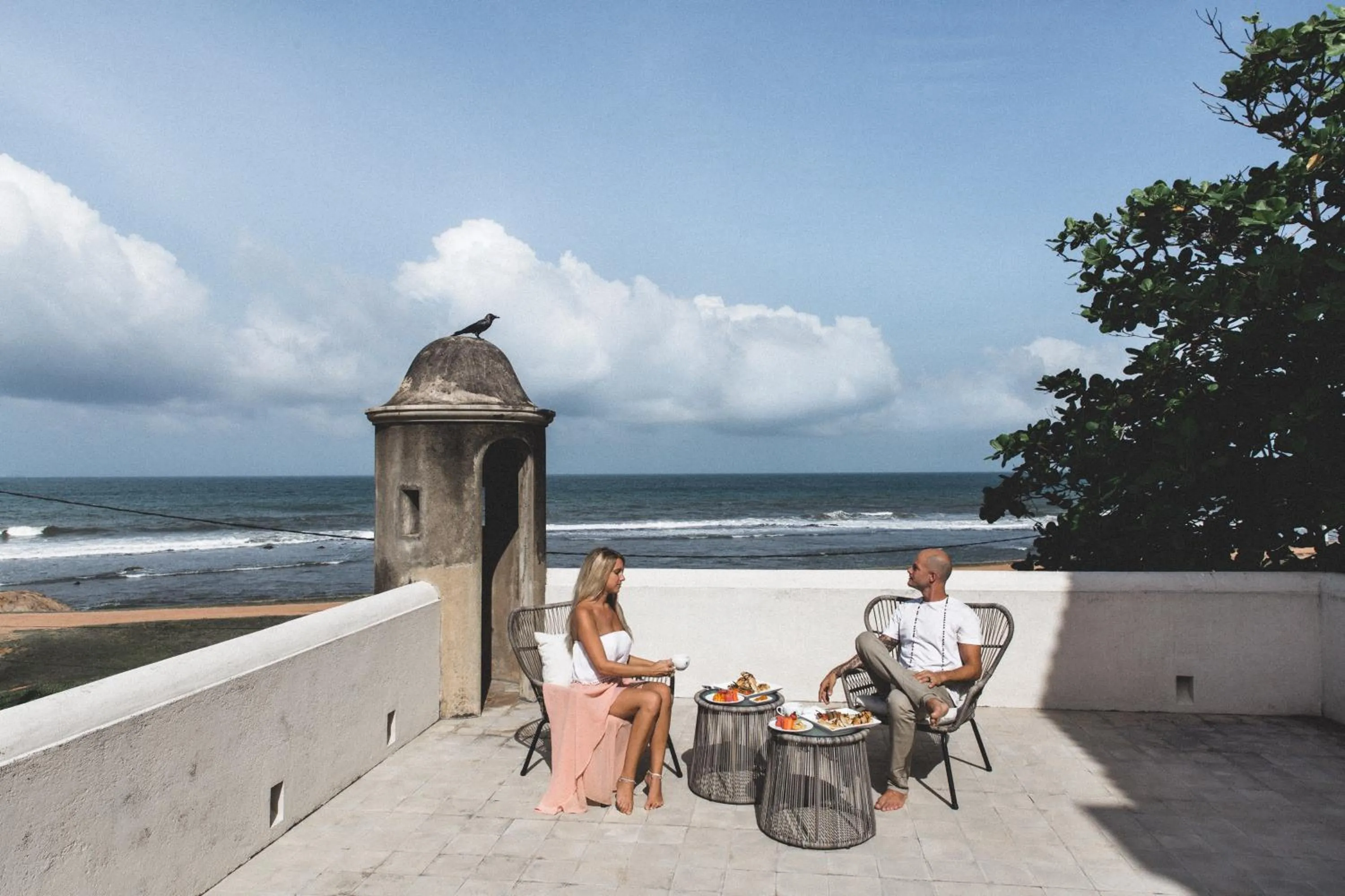 People in The Bartizan Galle Fort