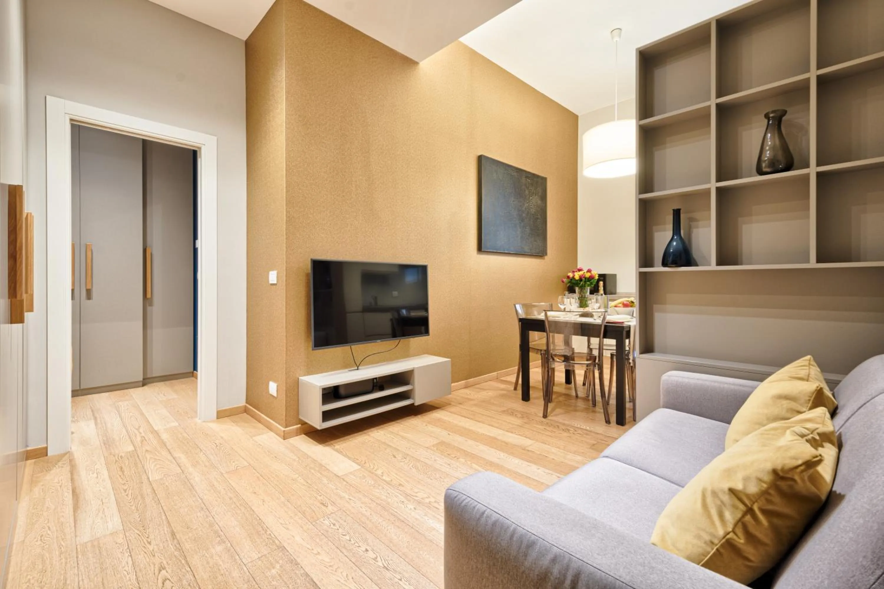 Living room in Palazzo Del Carretto-Art Apartments and Guesthouse