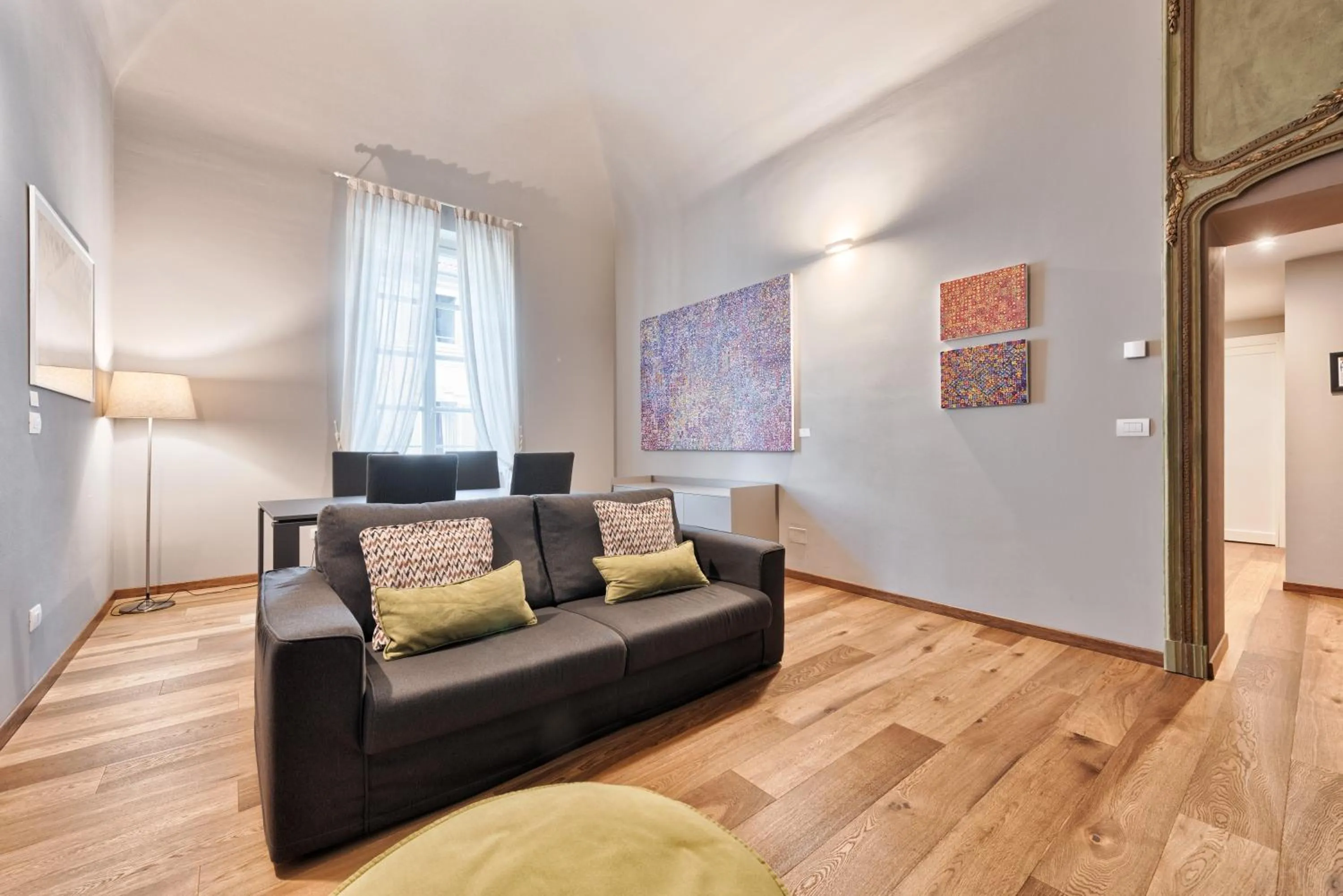 Living room in Palazzo Del Carretto-Art Apartments and Guesthouse