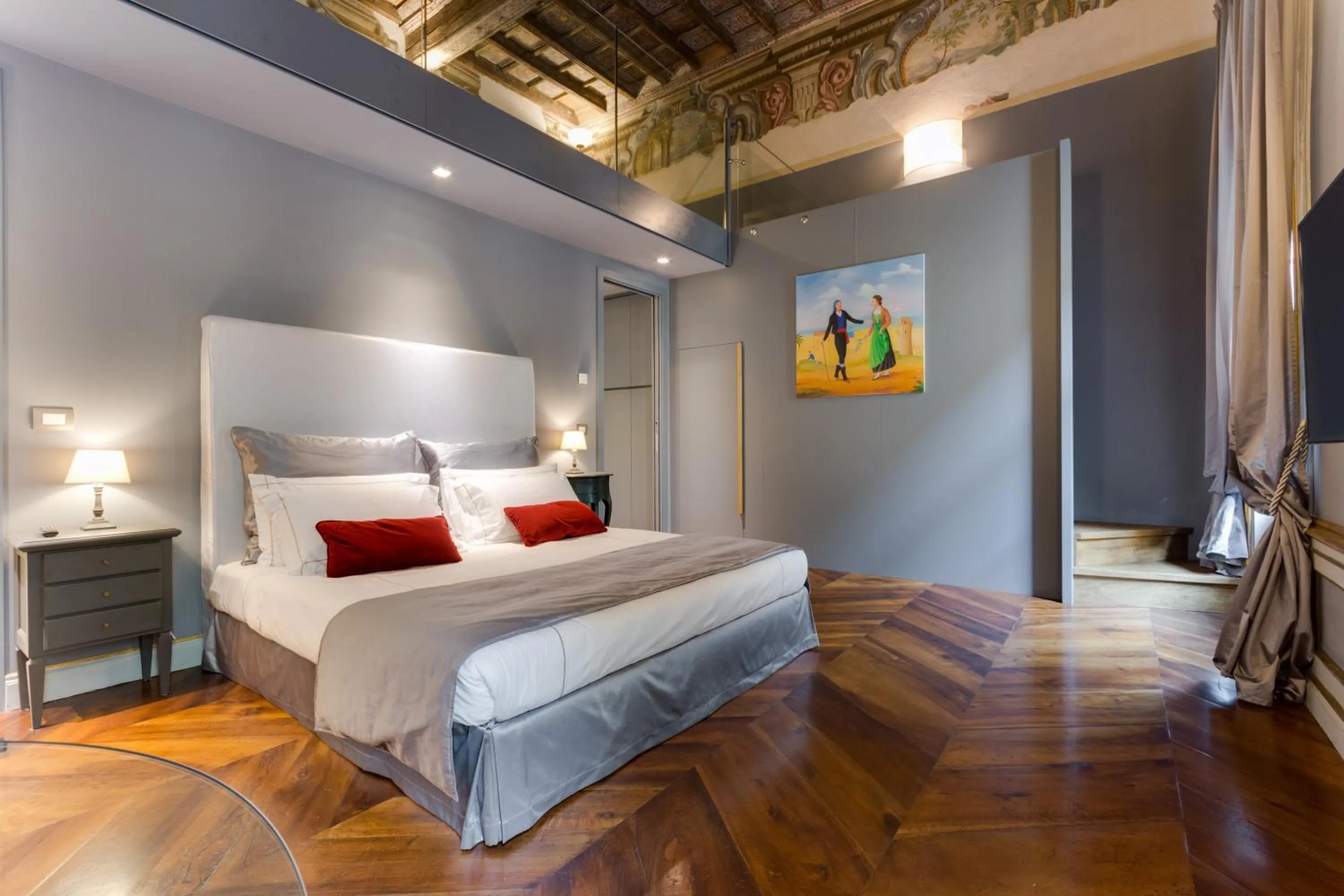 Photo of the whole room, Bed in Palazzo Del Carretto-Art Apartments and Guesthouse