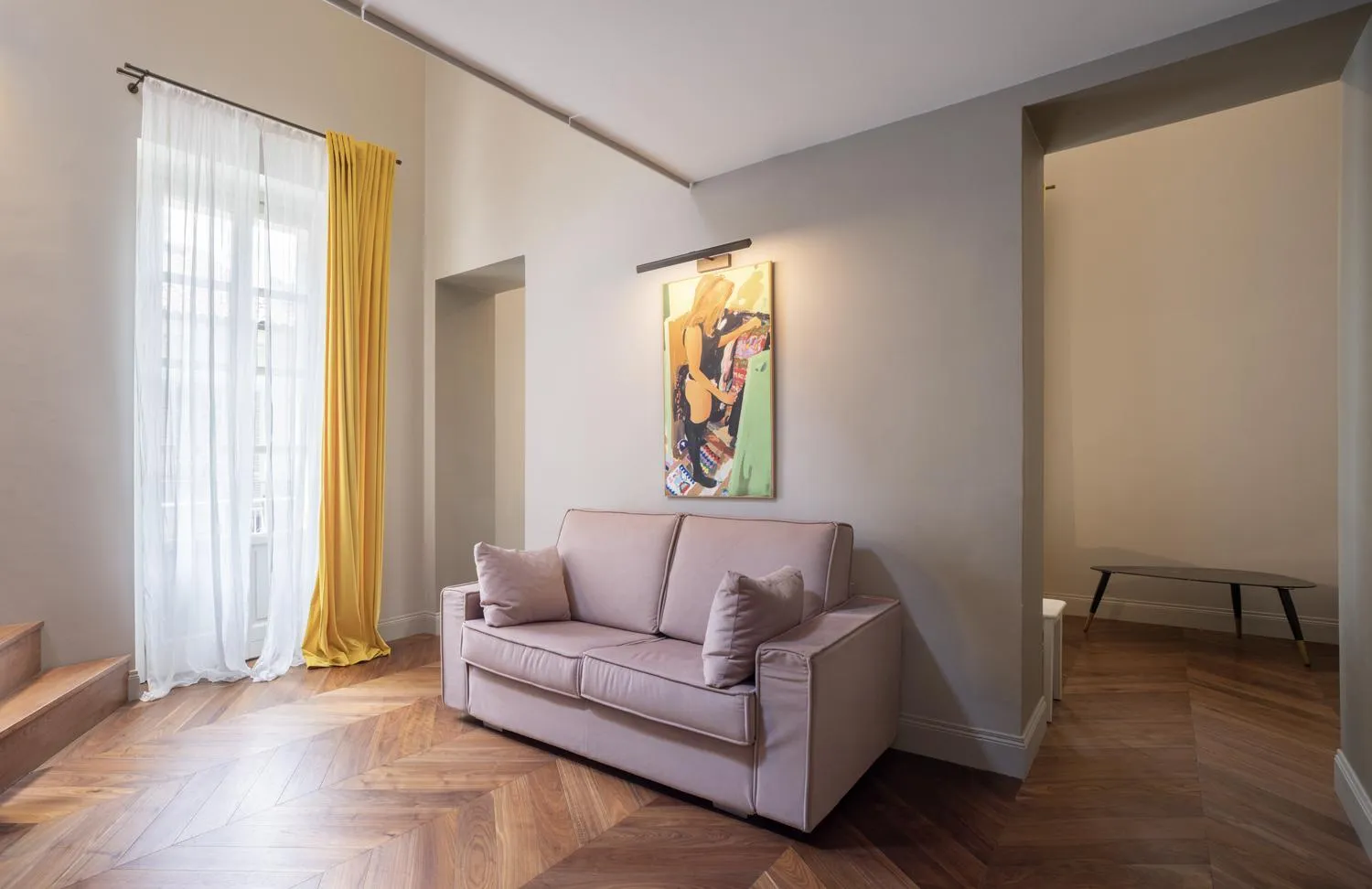 Living room in Palazzo Del Carretto-Art Apartments and Guesthouse