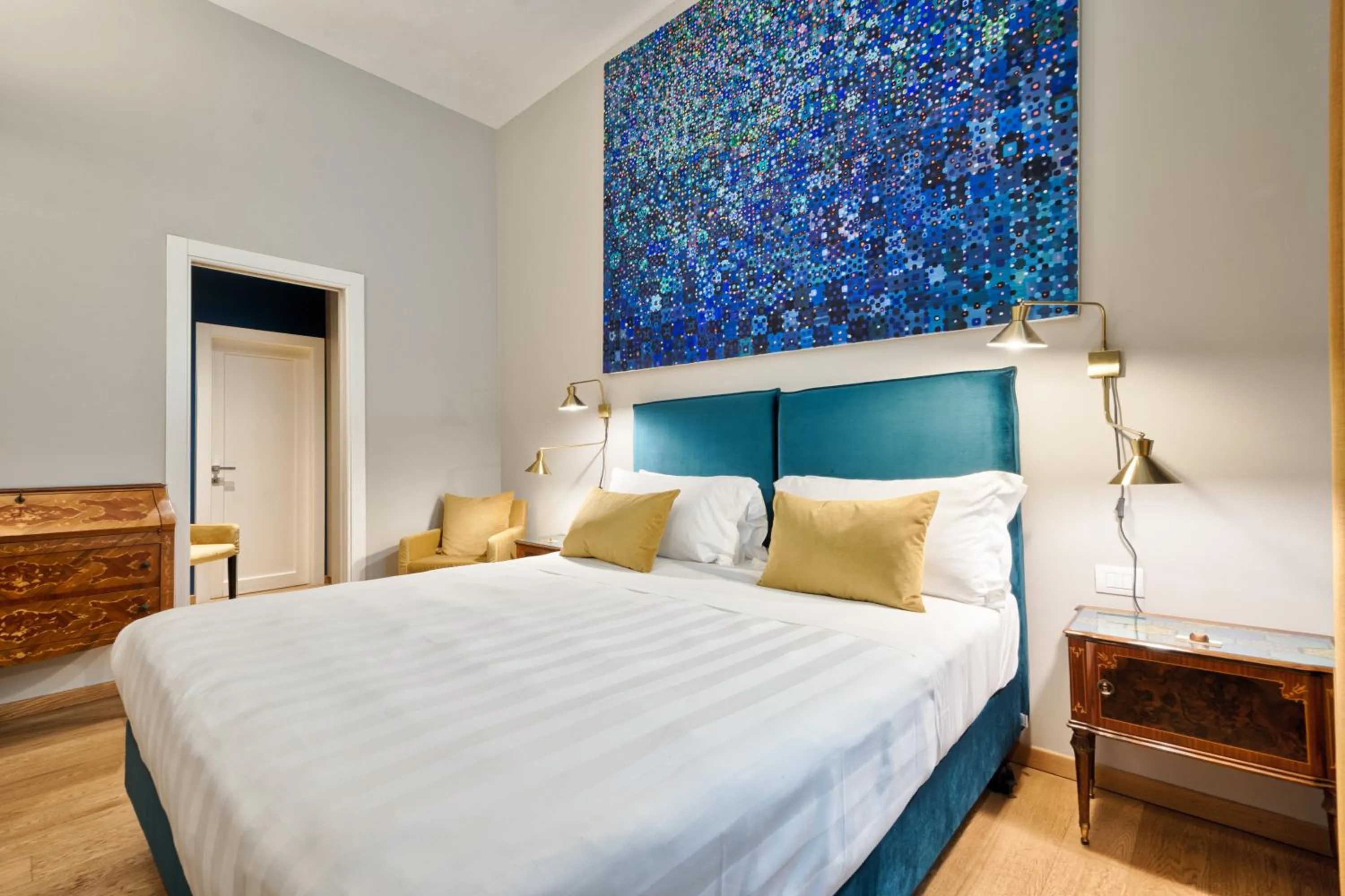 Bedroom, Bed in Palazzo Del Carretto-Art Apartments and Guesthouse