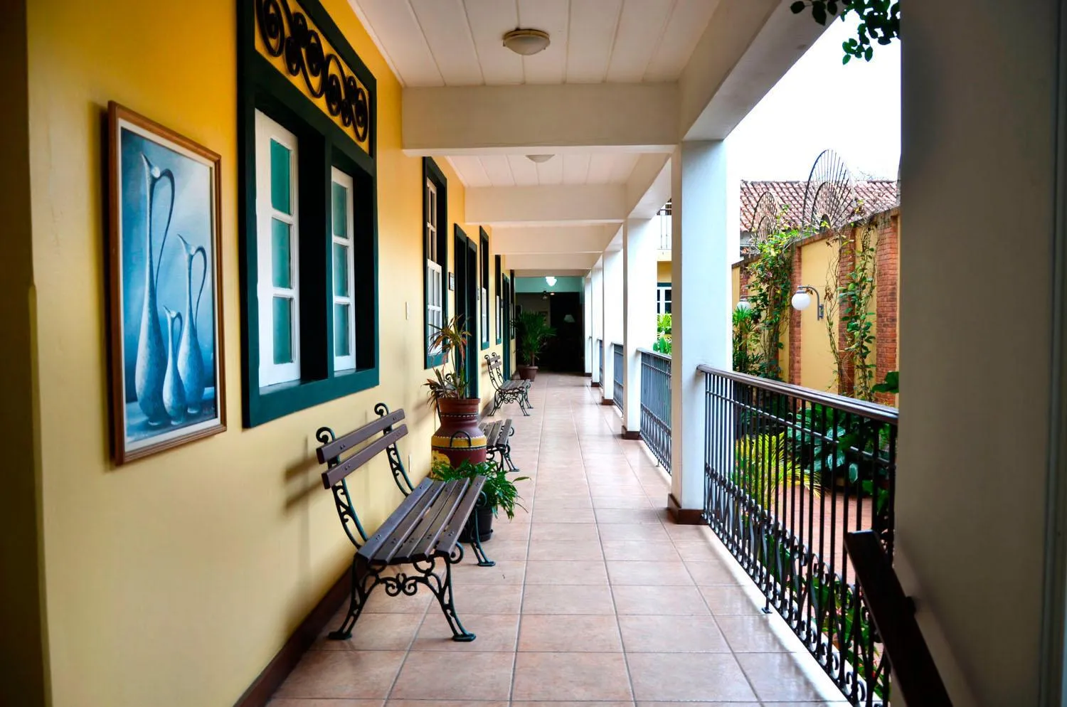 Balcony/Terrace in Casa do Manequinho Hotel e Restaurante