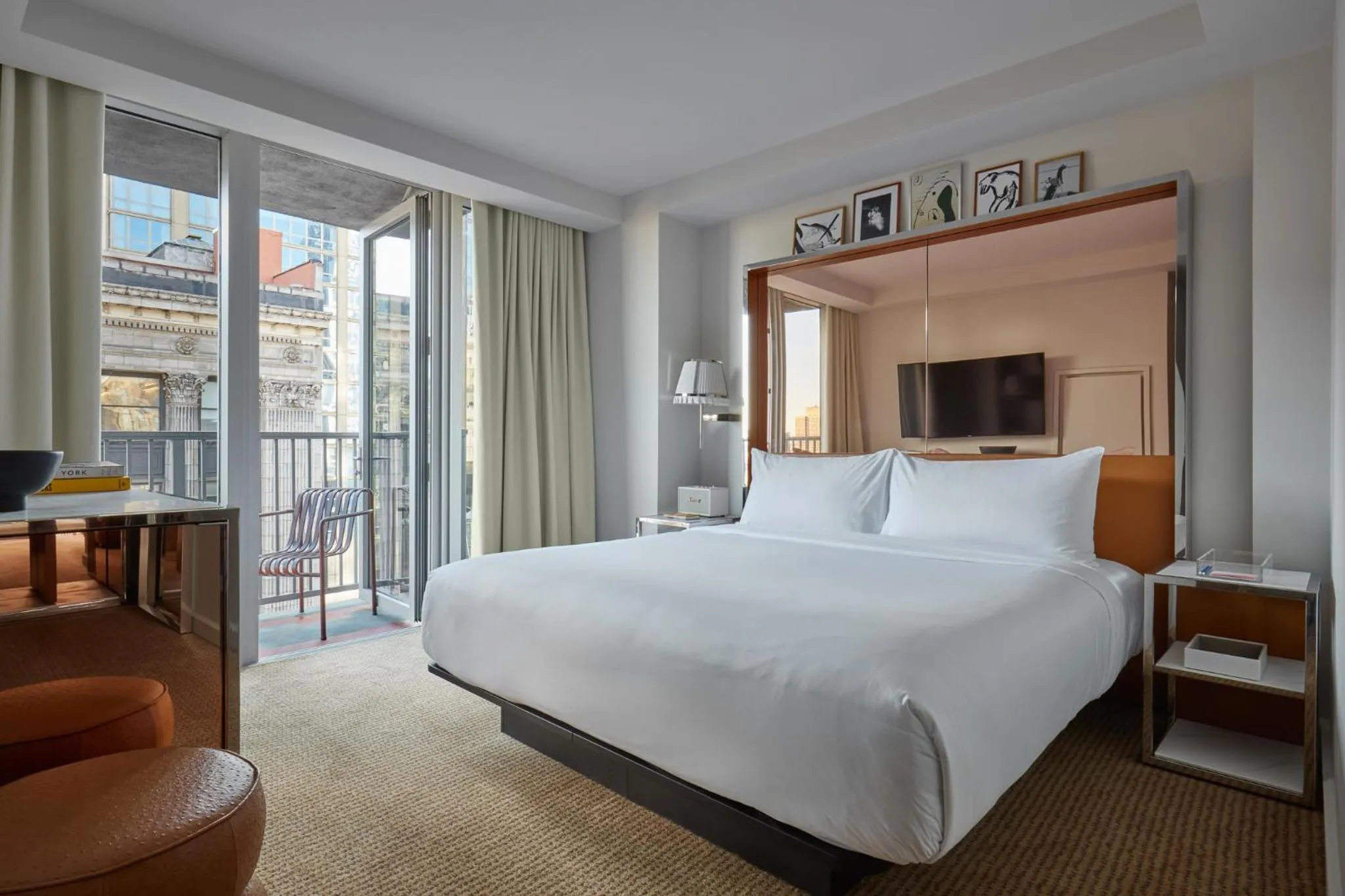 Bedroom, Bed in Hotel Park Ave NYC