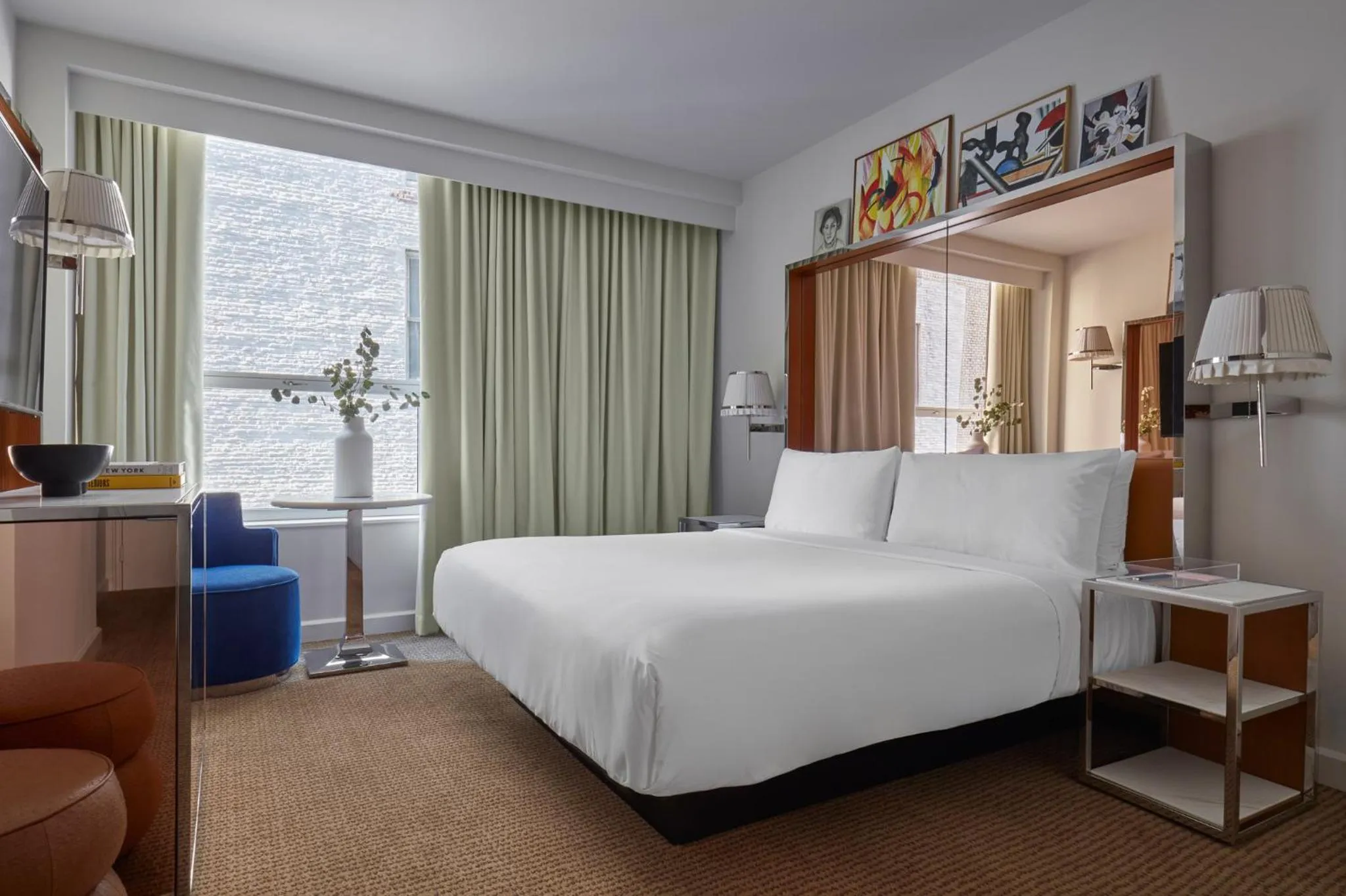 Bedroom, Bed in Hotel Park Ave NYC