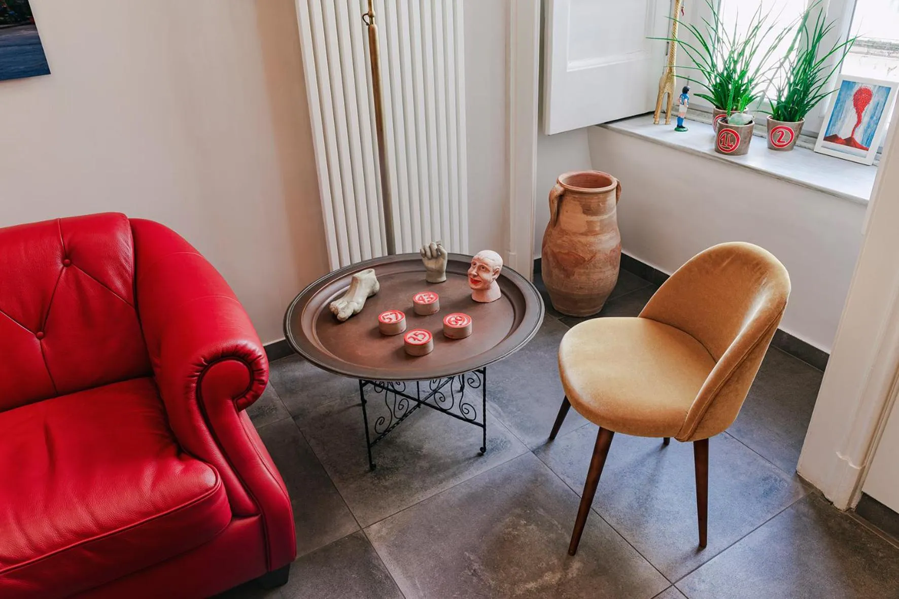 Lobby or reception in La Smorfia