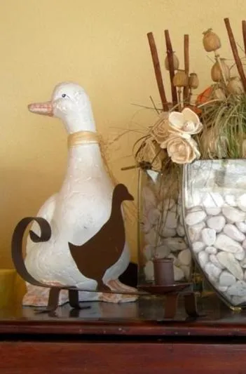 Decorative detail in Hotel Locanda dell'Oca Bianca