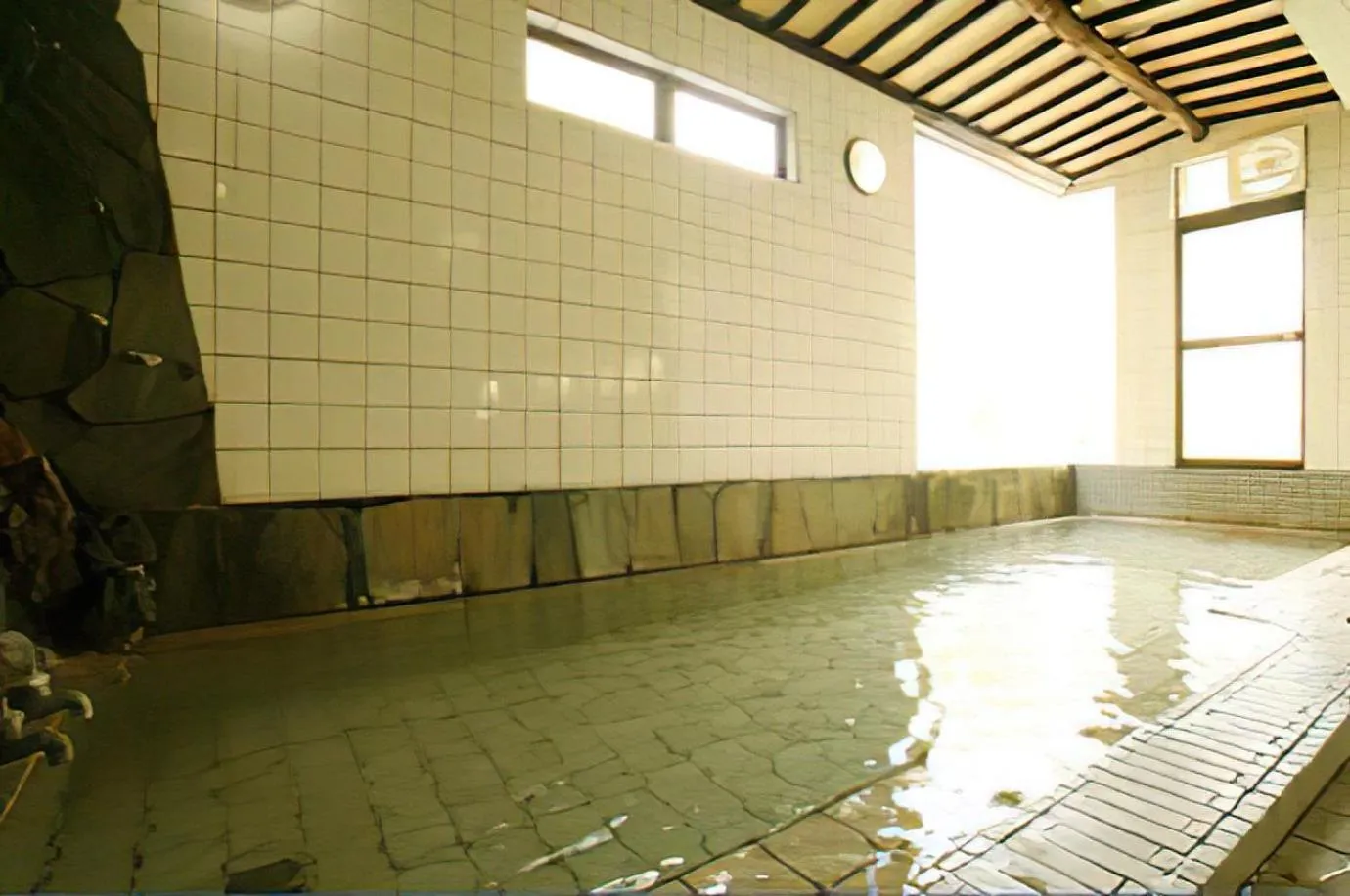 Hot Spring Bath in Hotel Ikaho Ginsui