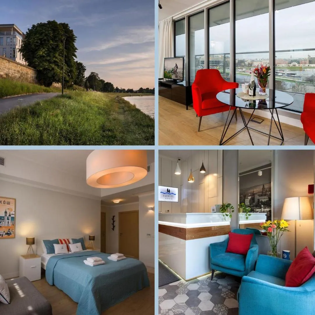 Bed in Riverside Aparthotel Cracow