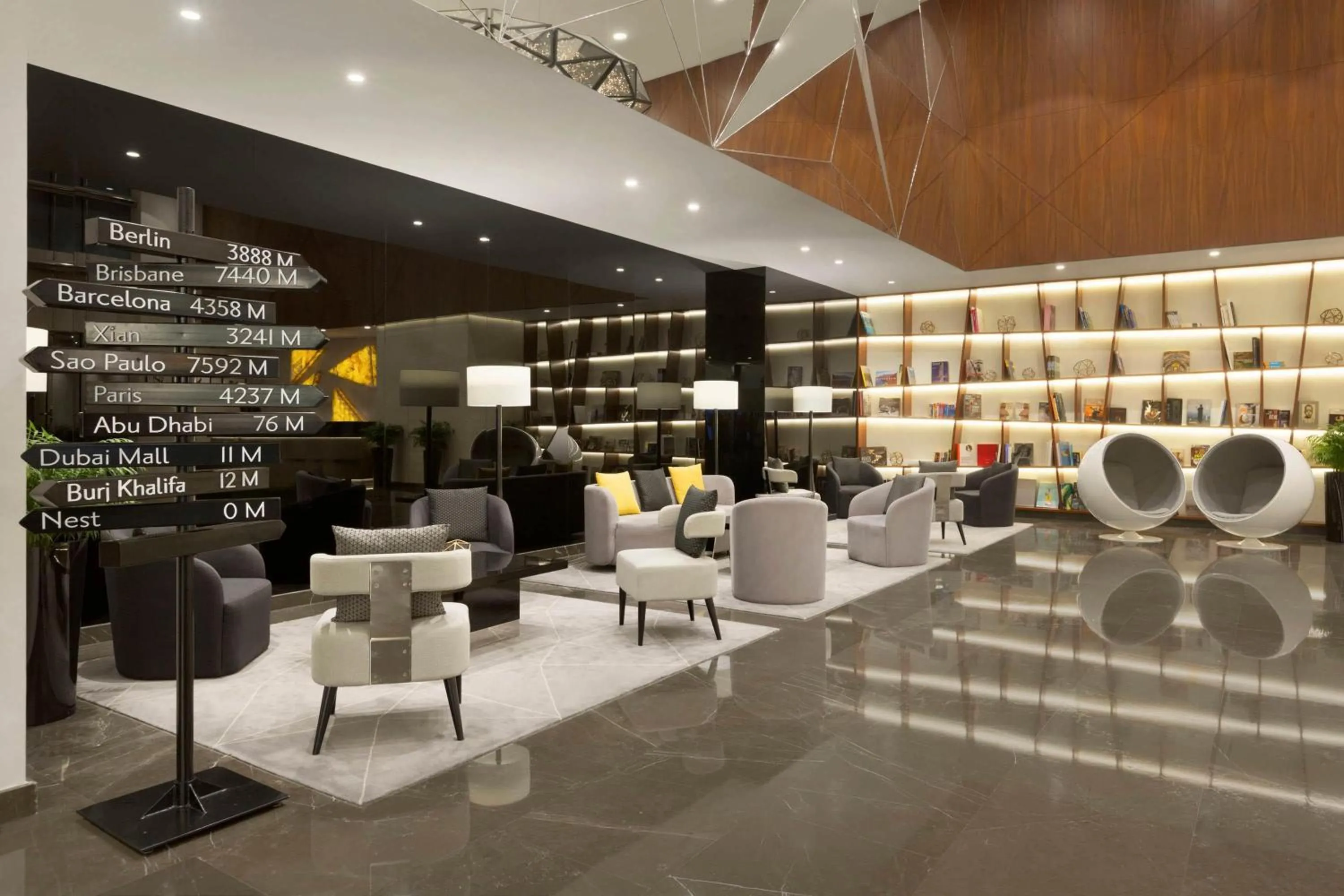 Lobby or reception in TRYP by Wyndham Dubai