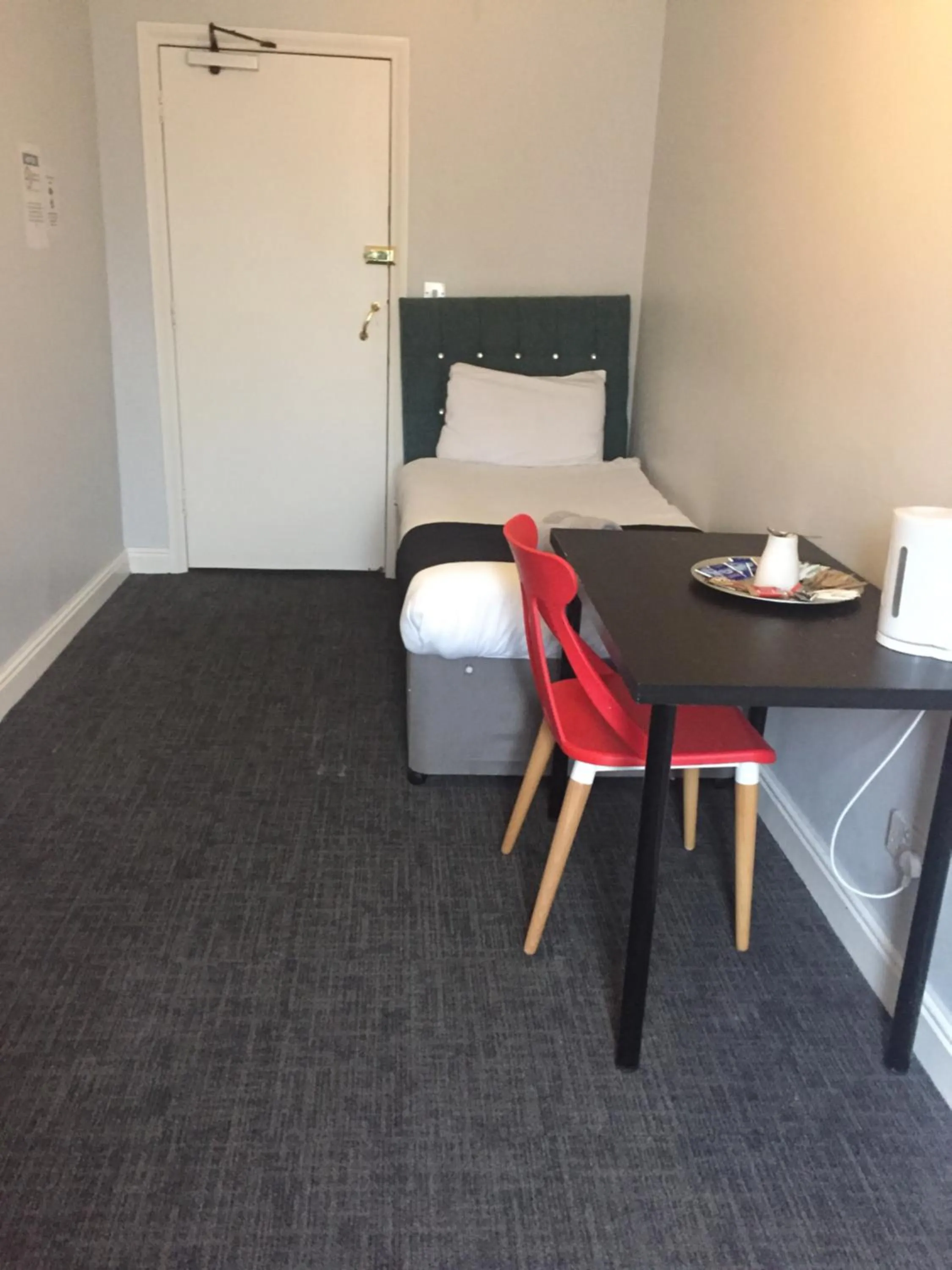 Decorative detail, Bed in Queens Guesthouse Manchester