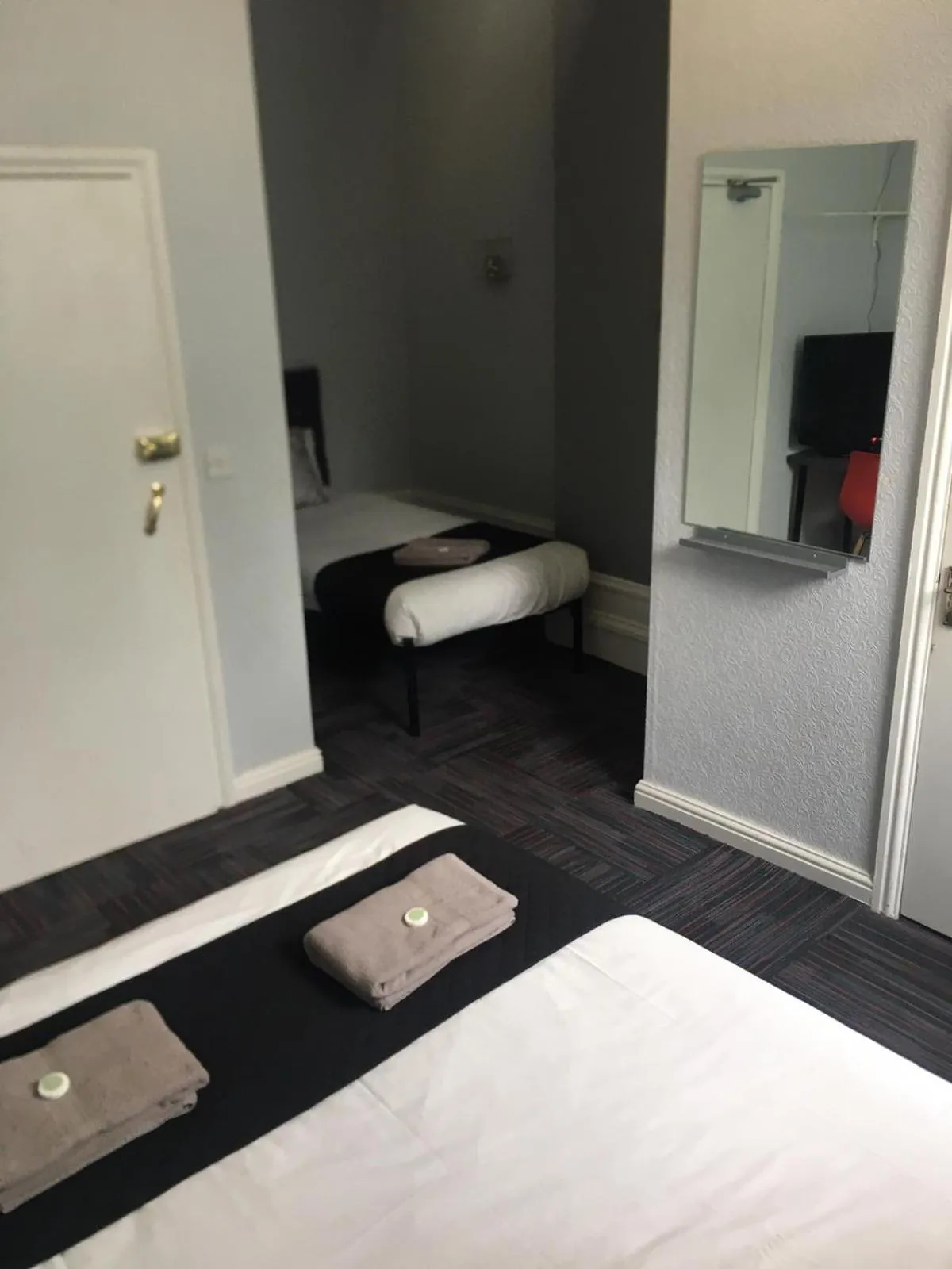 Bedroom, Bed in Queens Guesthouse Manchester