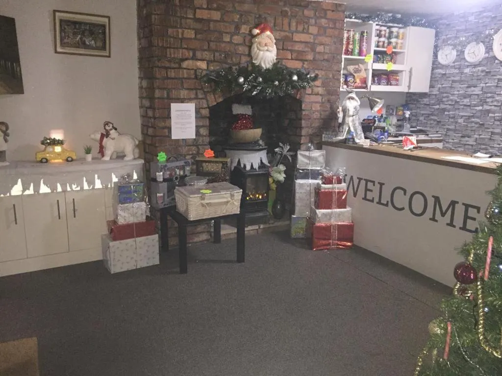 Lobby or reception in Queens Guesthouse Manchester