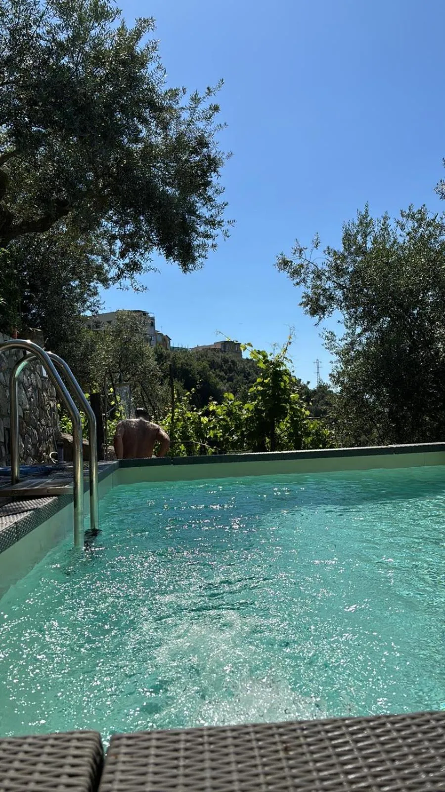 Swimming pool in Antonio Massa Lubrense