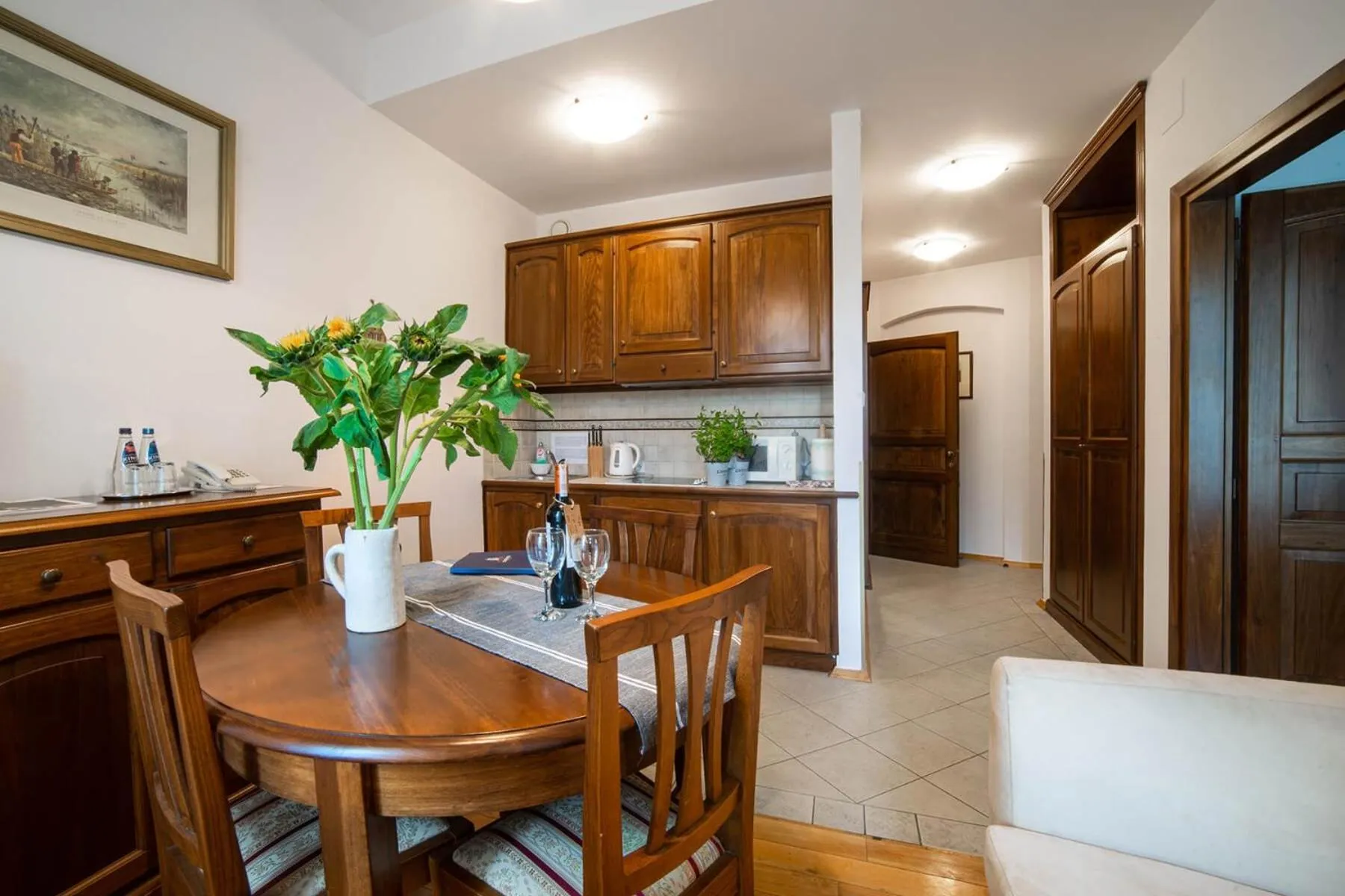 Kitchen or kitchenette in Aparthotel Hornigold "W Zielonej Kamienicy"