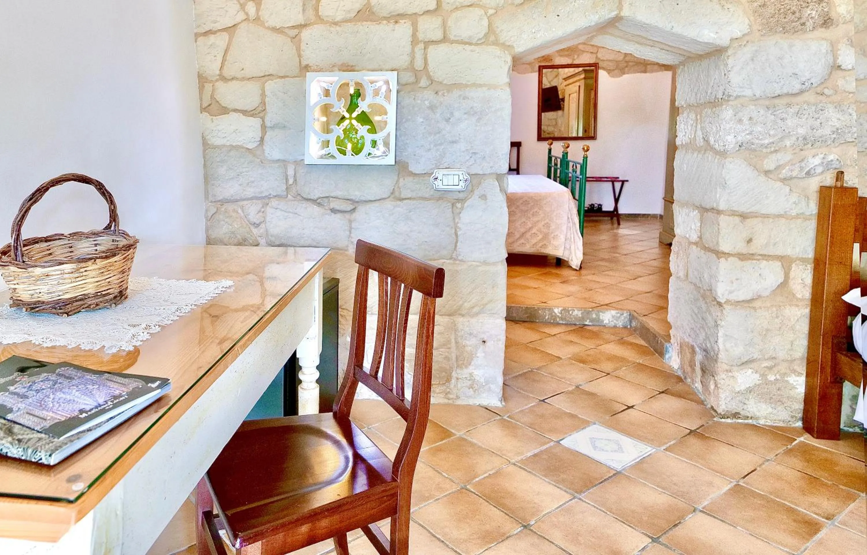 Bed in Masseria Casina Montana