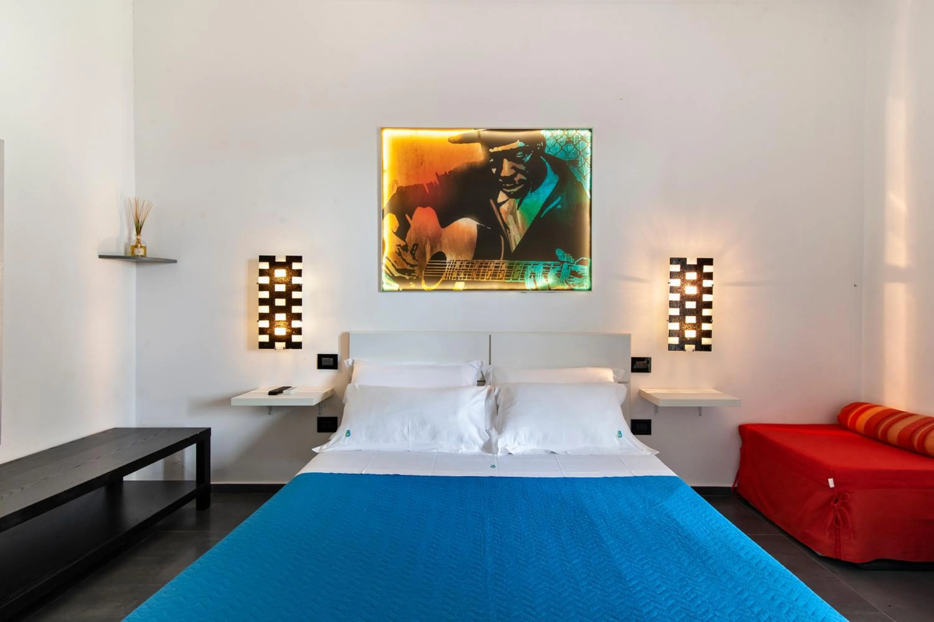 Bedroom in Bed & Blues