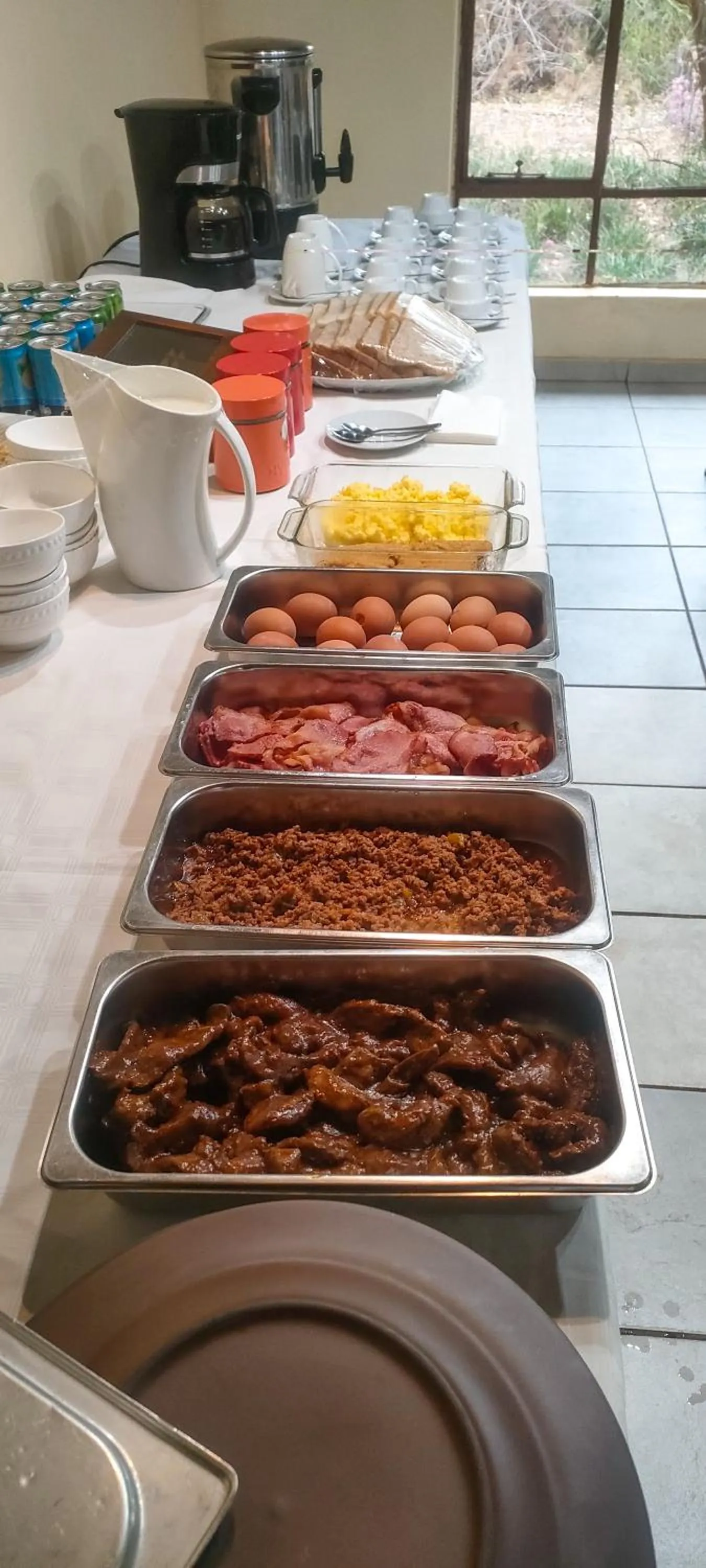 Buffet breakfast in Copacopa Lodge and Conference Centre