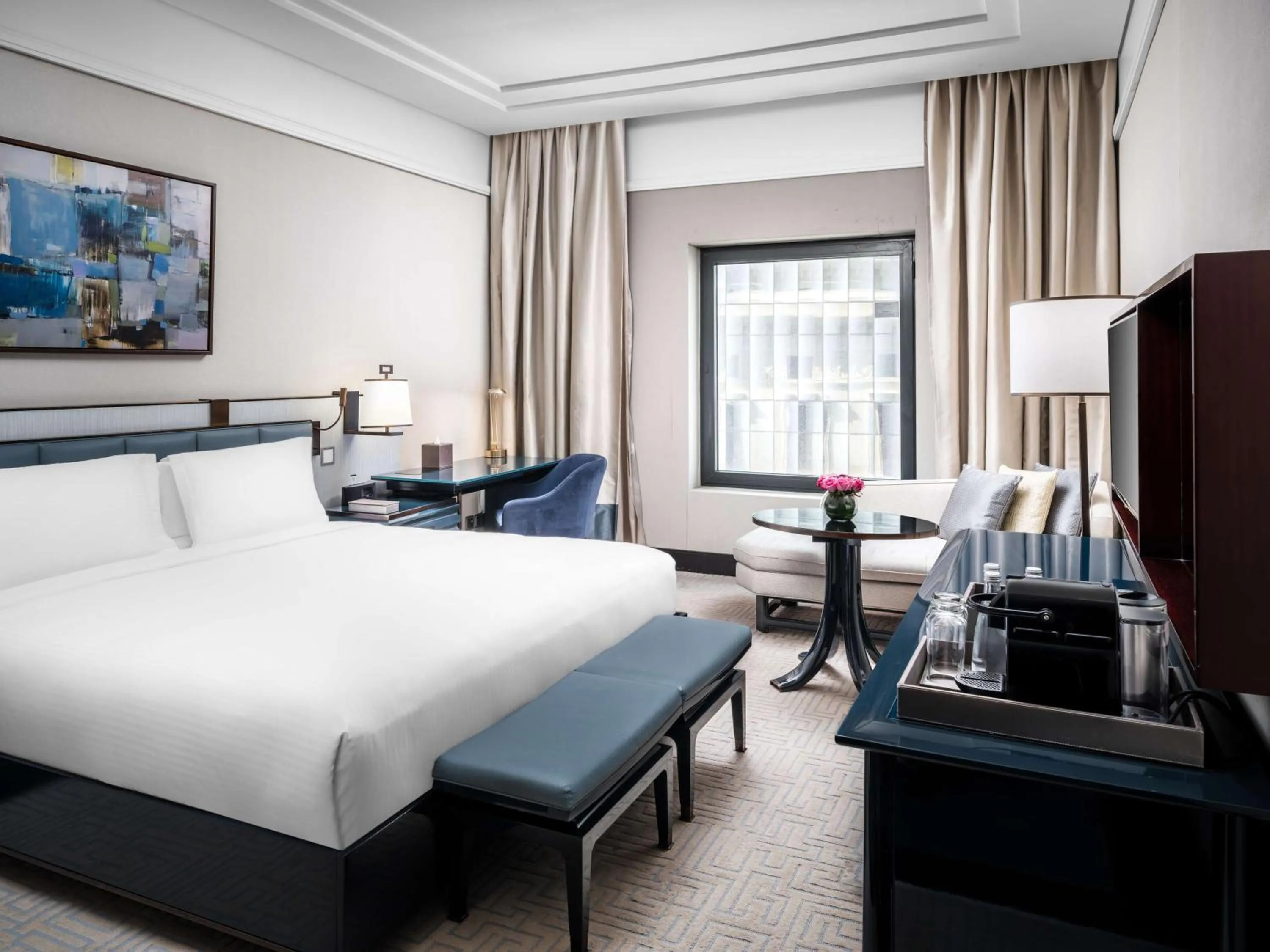 Bed in The Hotel Galleria Jeddah, Curio Collection by Hilton