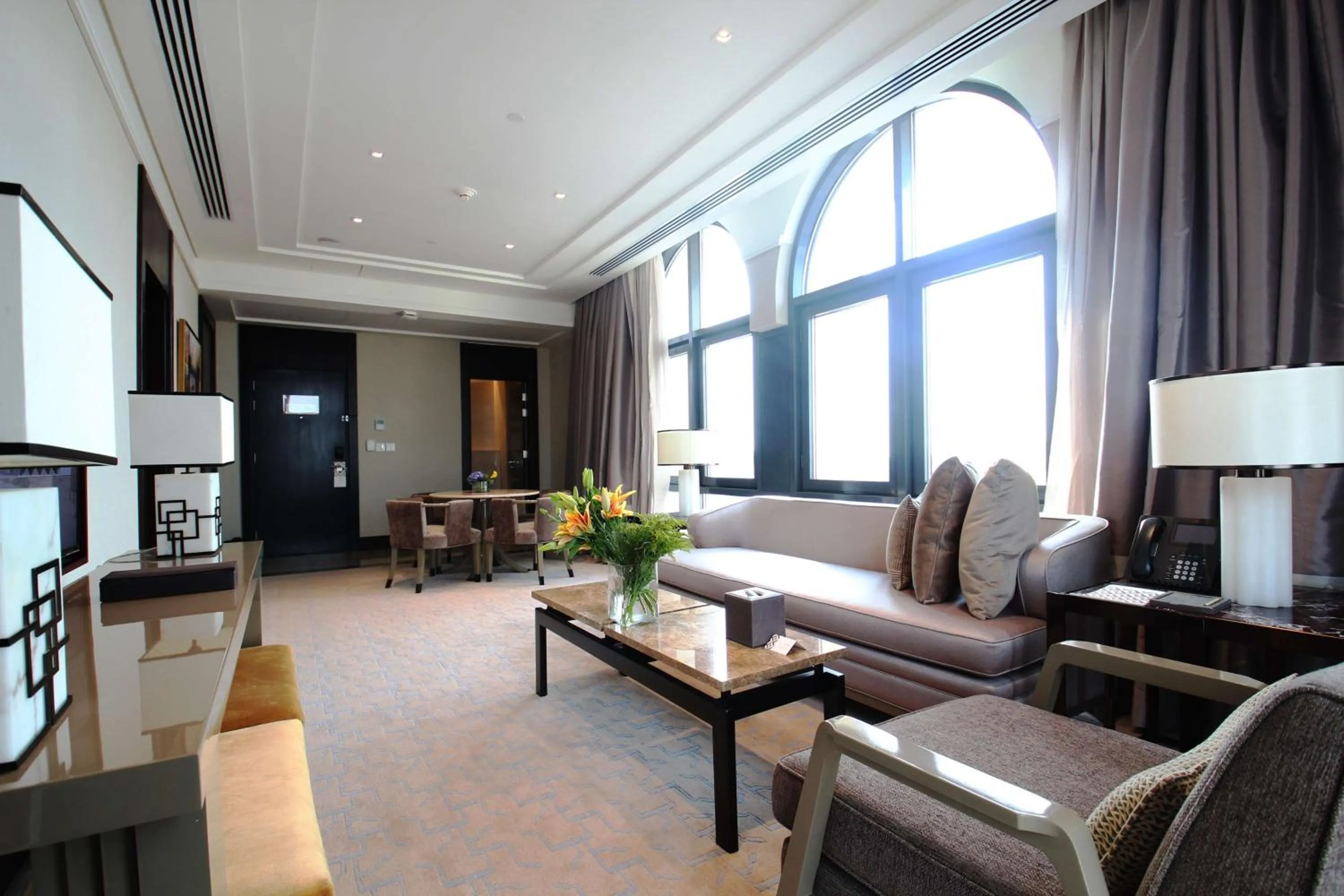 Living room in The Hotel Galleria Jeddah, Curio Collection by Hilton